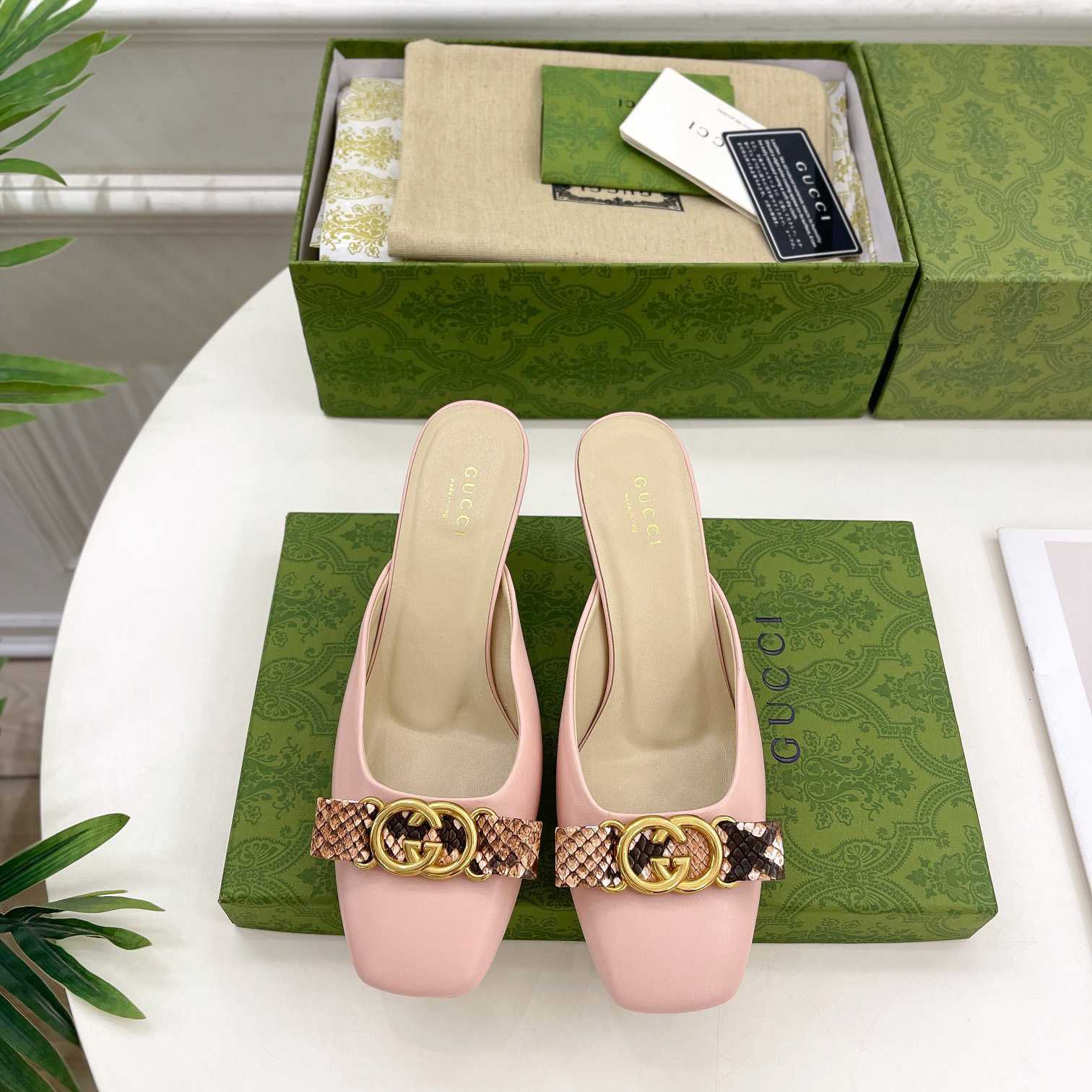 Gucci Women's Interlocking G Mule - DopestKickz