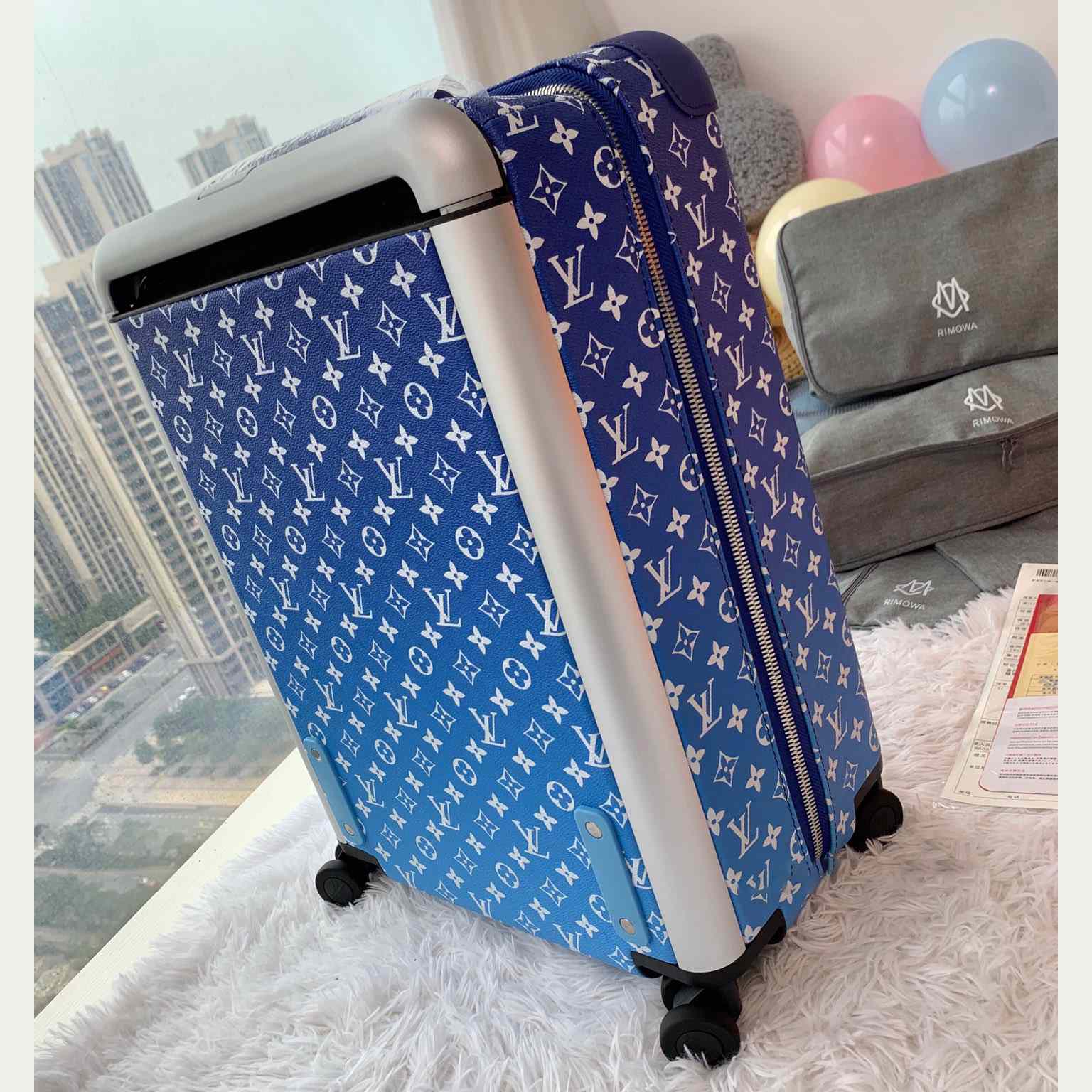 Louis Vuitton Horizon Clouds Monogram 55 Blue - DopestKickz