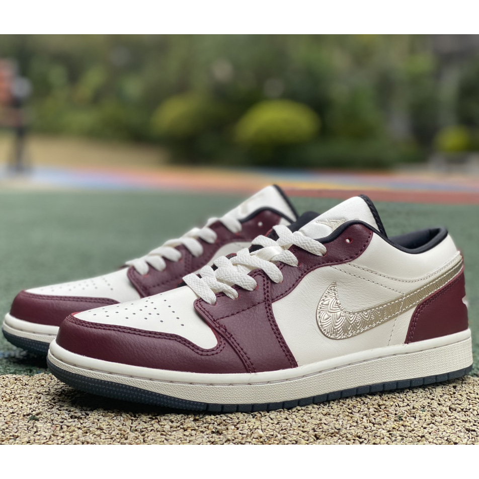  Air Jordan 1 Low SE “Year of the Dragon” Sneaker   FJ5735-100 - DopestKickz