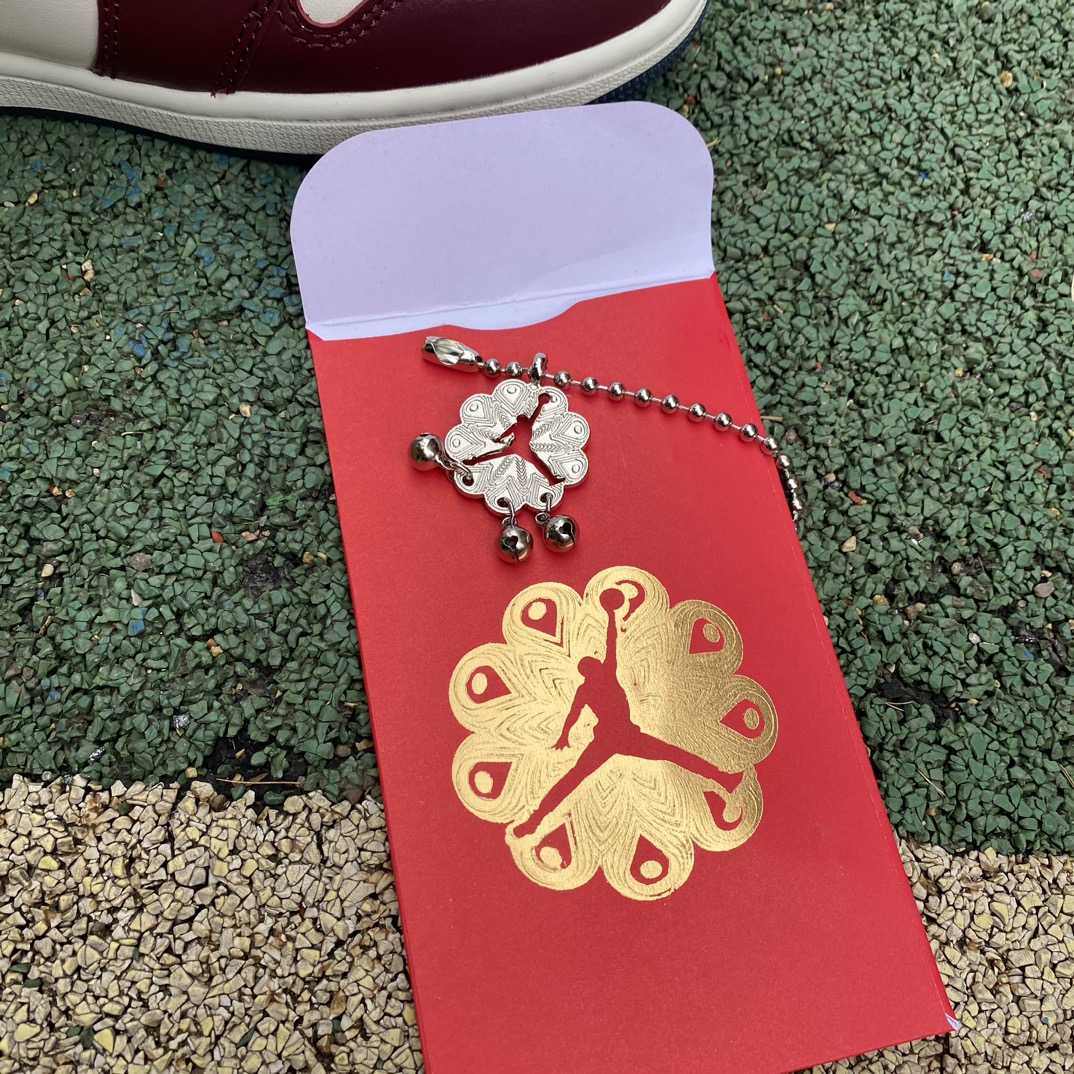  Air Jordan 1 Low SE “Year of the Dragon” Sneaker   FJ5735-100 - DopestKickz