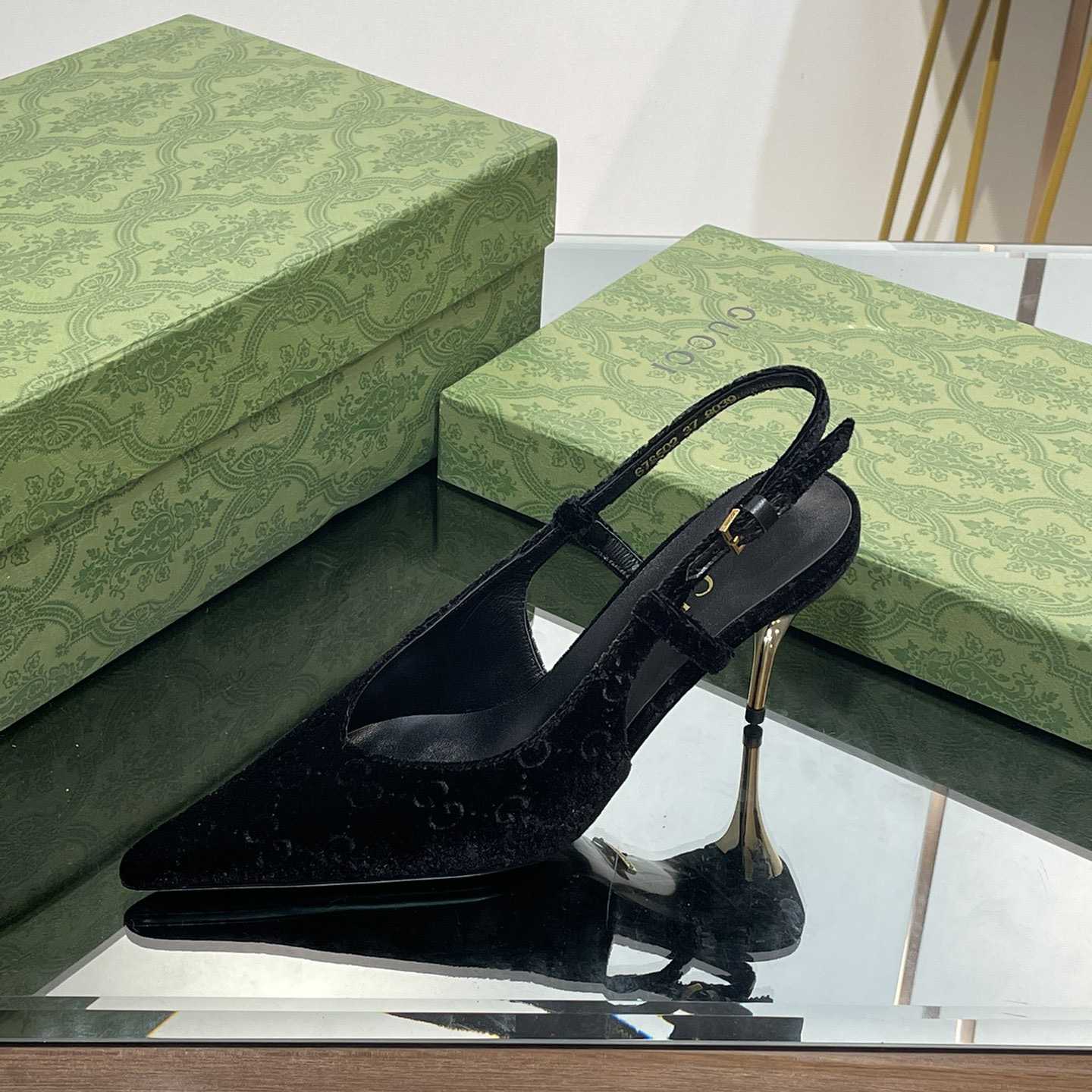 Gucci Women's GG Slingback Pump - DopestKickz