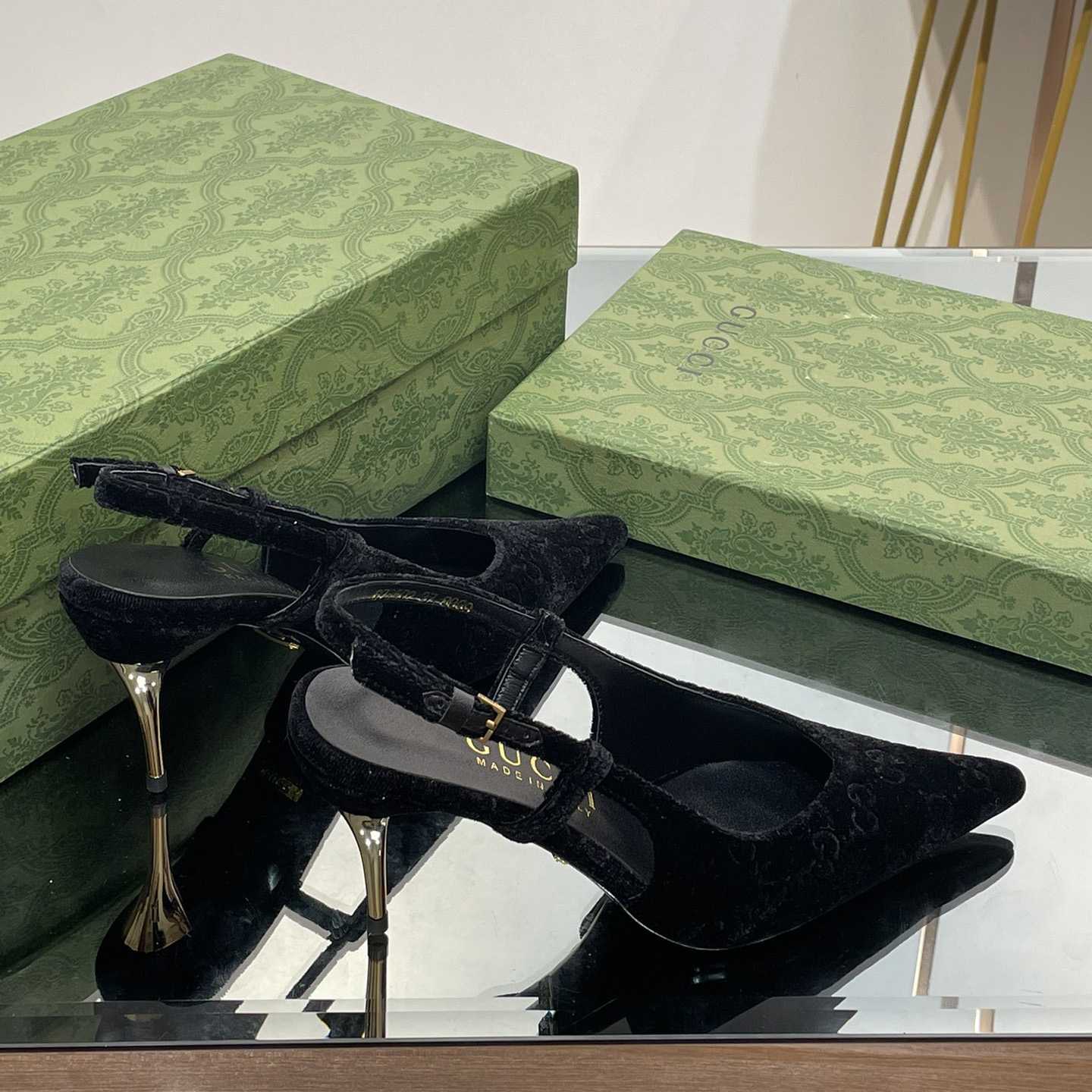 Gucci Women's GG Slingback Pump - DopestKickz