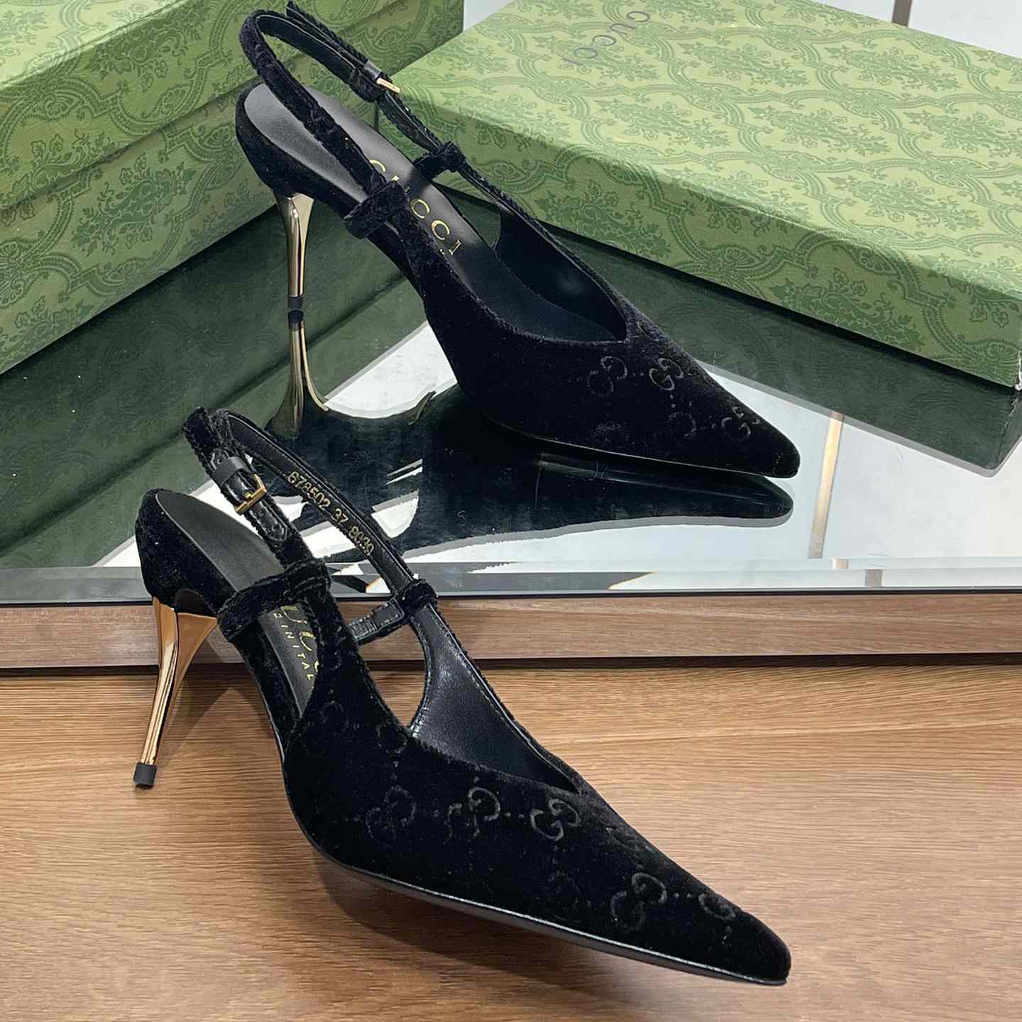 Gucci Women's GG Slingback Pump - DopestKickz