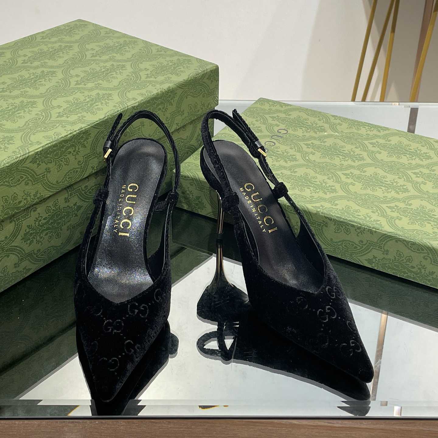 Gucci Women's GG Slingback Pump - DopestKickz