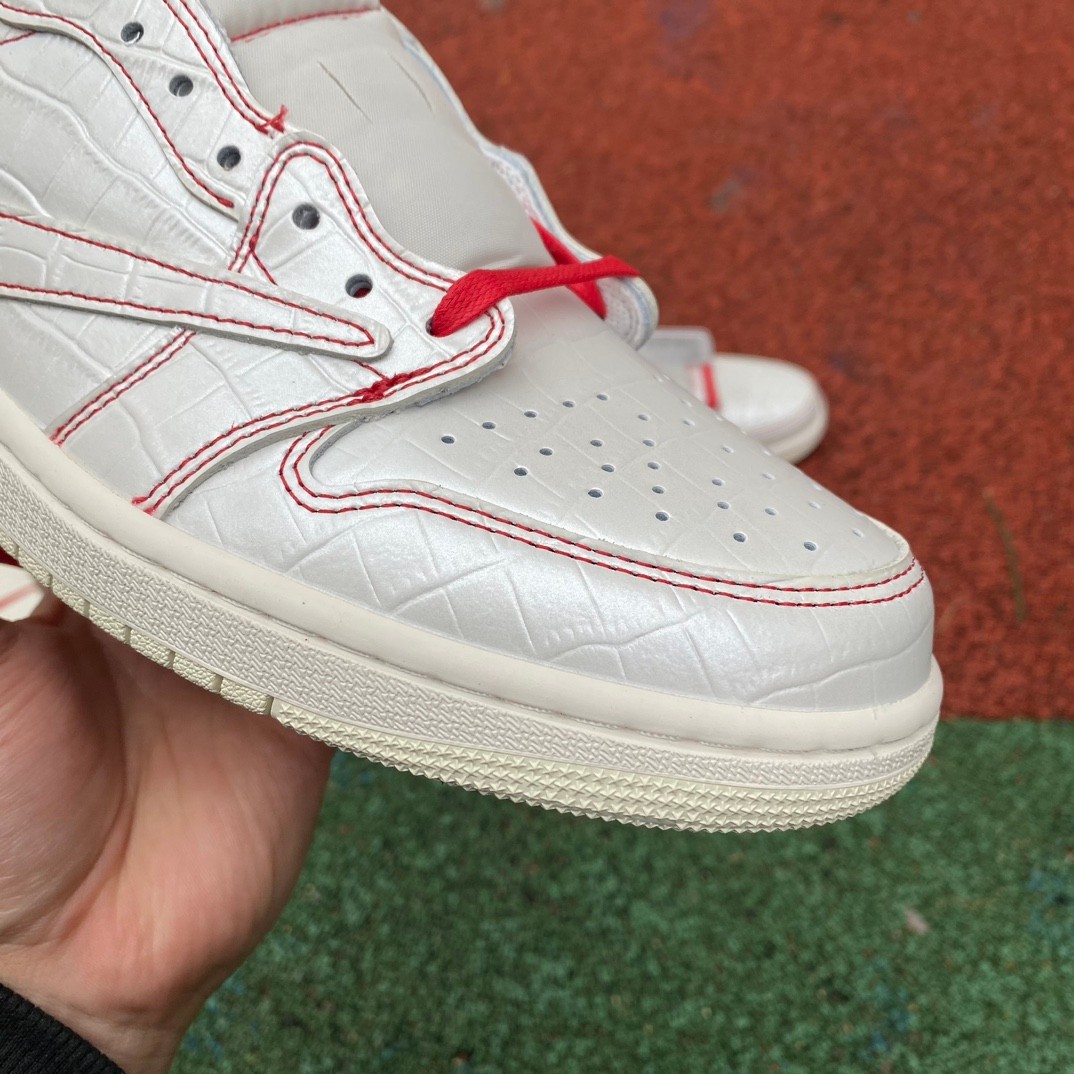 Tracis Scott x Air Jordan 1 Low Golf TS Sneaker      DM7866-601 - DopestKickz