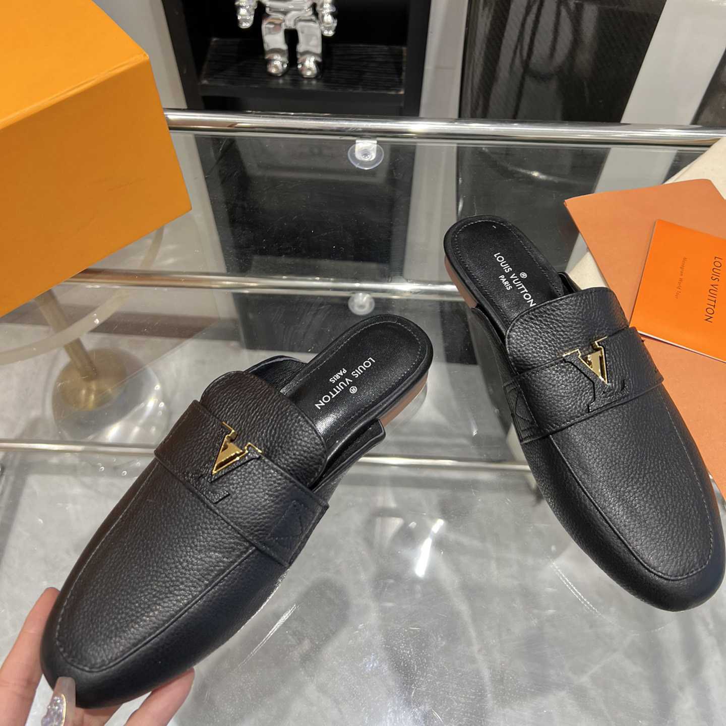 Louis Vuitton LV Capri Open Back Loafer   1AC7NE - DopestKickz