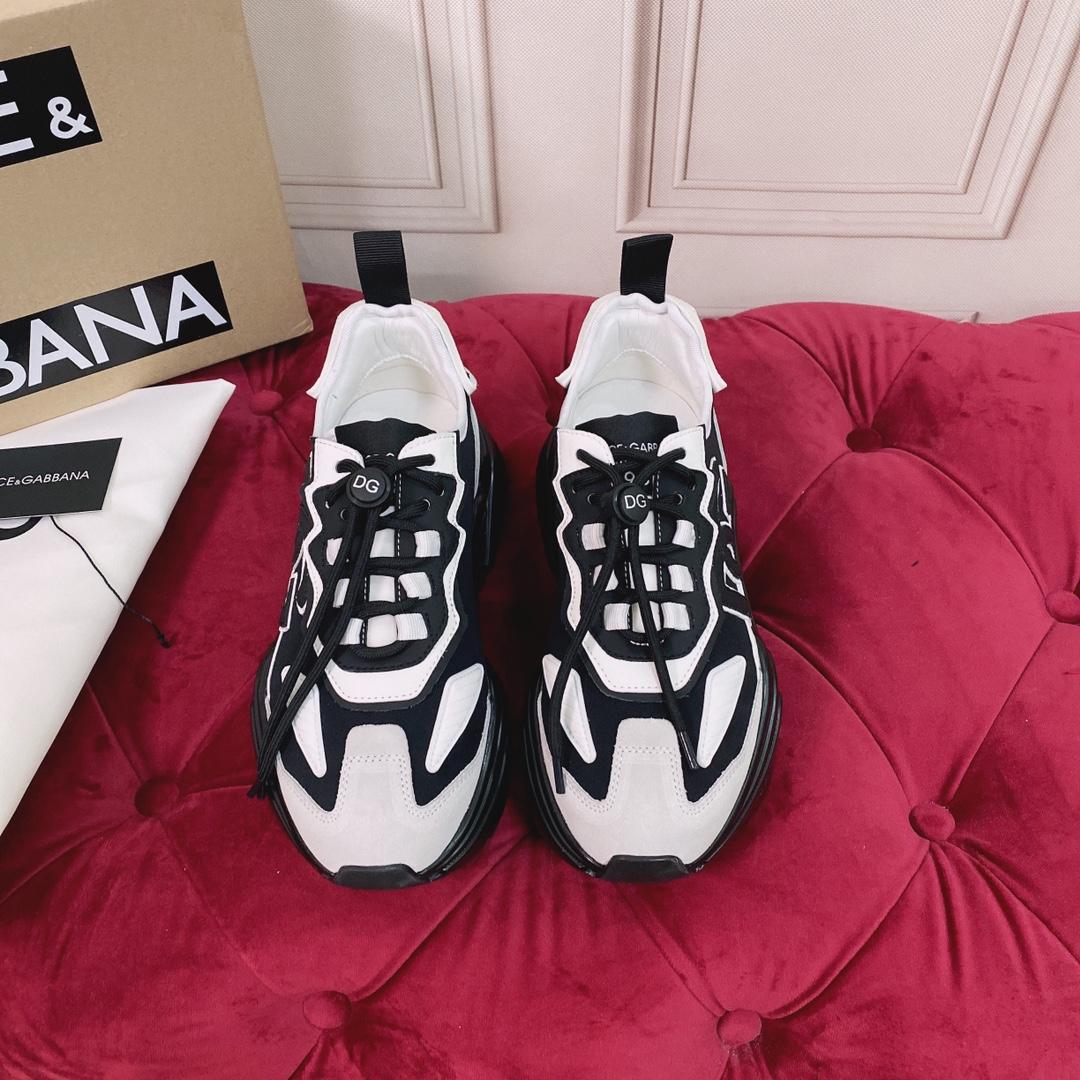 Dolce & Gabbana Mixed-materials Daymaster Sneakers - DopestKickz