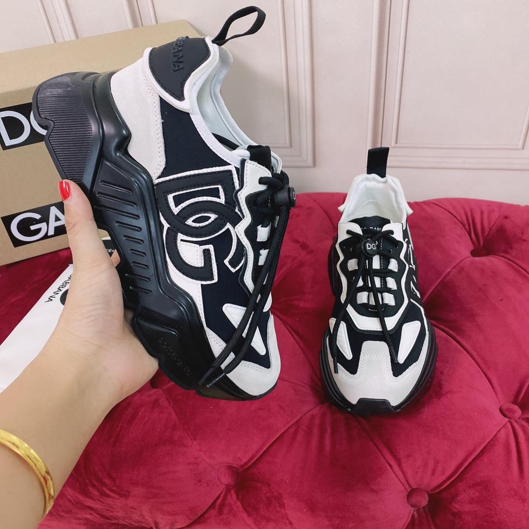 Dolce & Gabbana Mixed-materials Daymaster Sneakers - DopestKickz