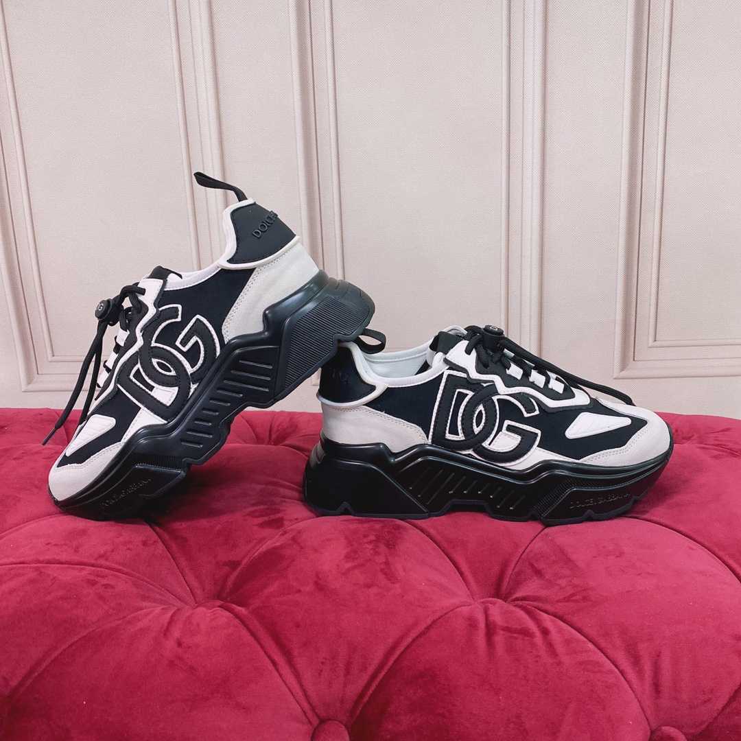Dolce & Gabbana Mixed-materials Daymaster Sneakers - DopestKickz