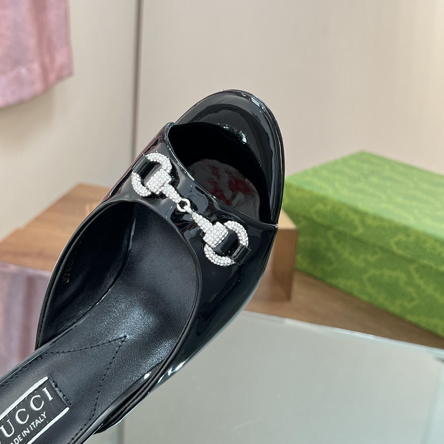 Gucci Women's Horsebit Mid-heel Slide Sandal - DopestKickz