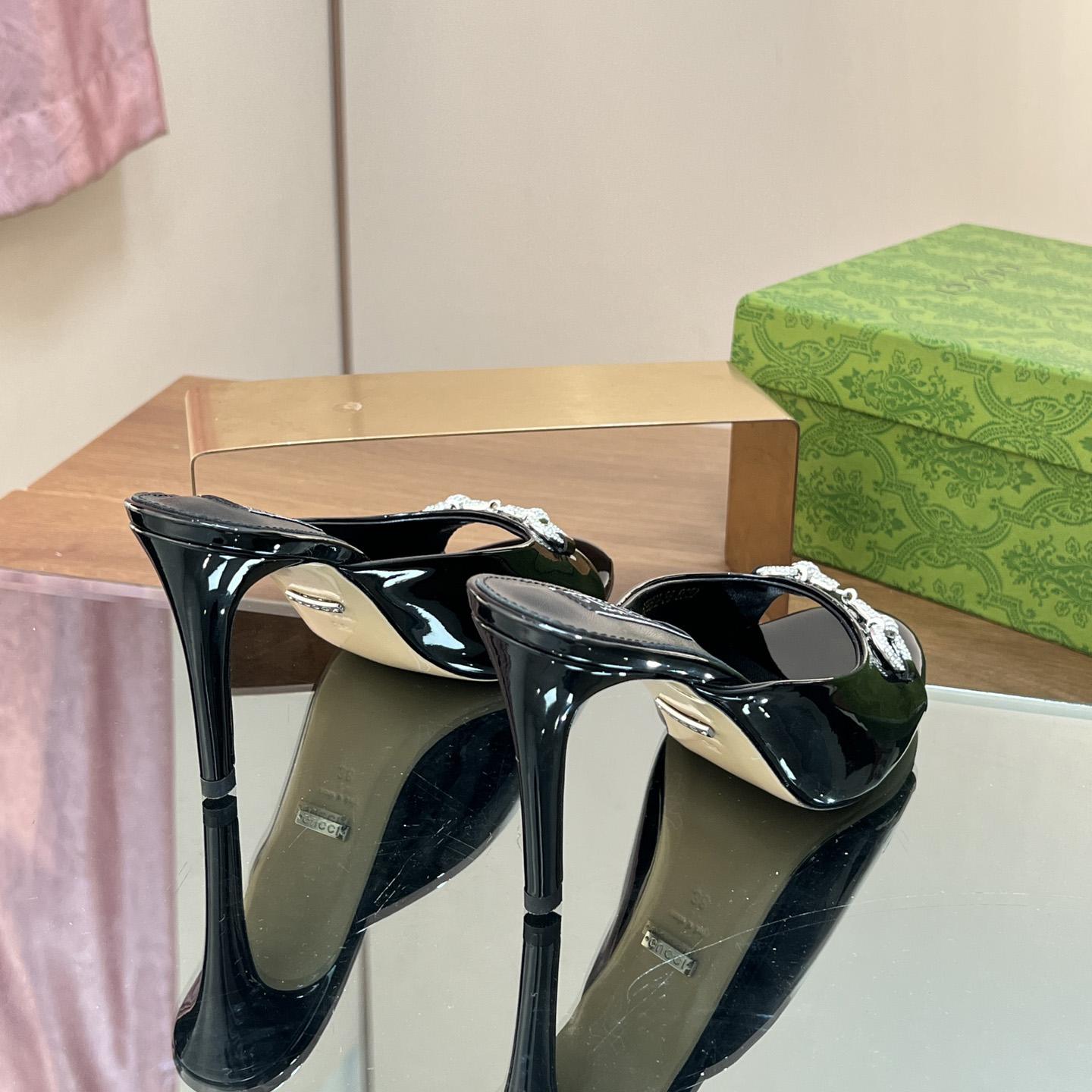 Gucci Women's Horsebit Mid-heel Slide Sandal - DopestKickz