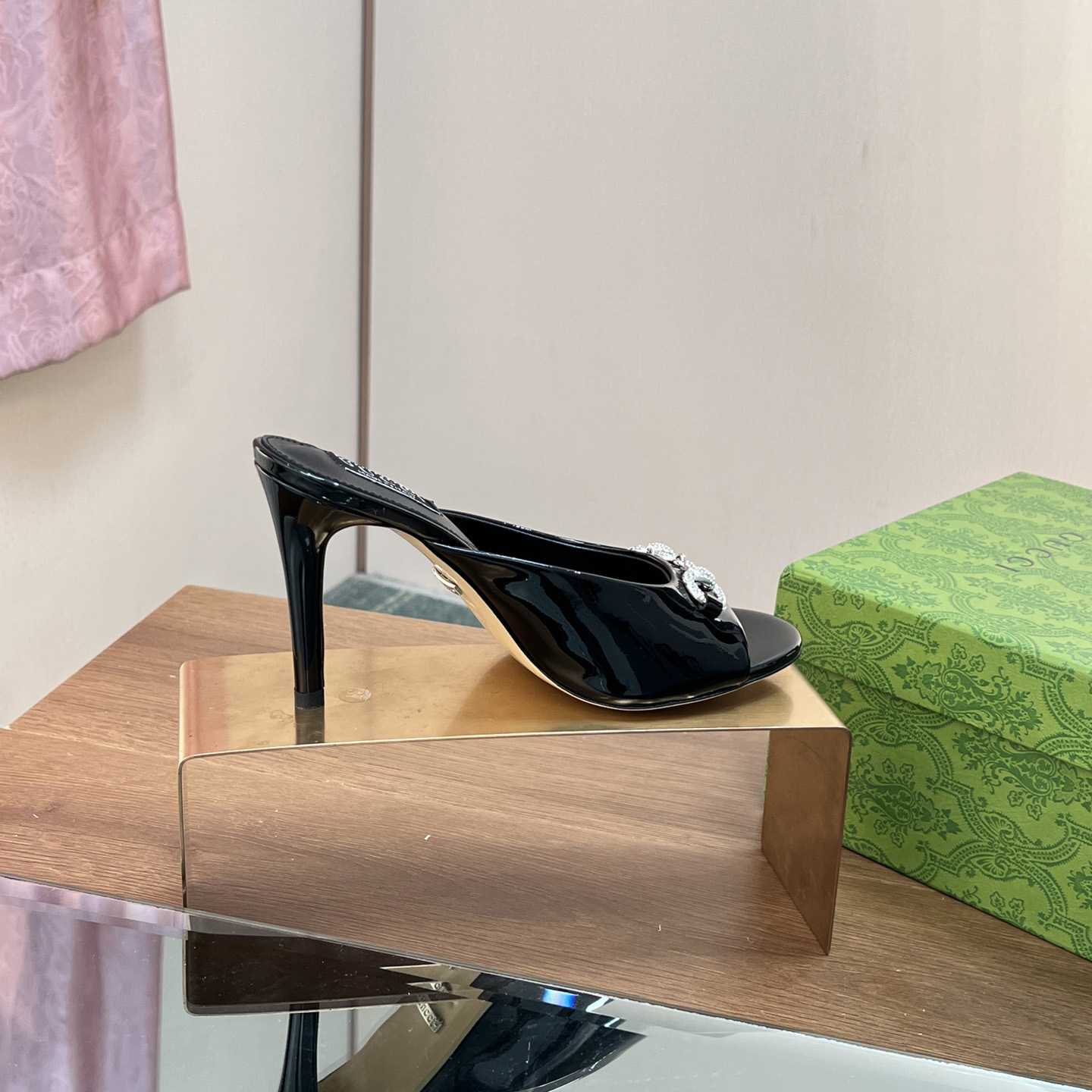 Gucci Women's Horsebit Mid-heel Slide Sandal - DopestKickz