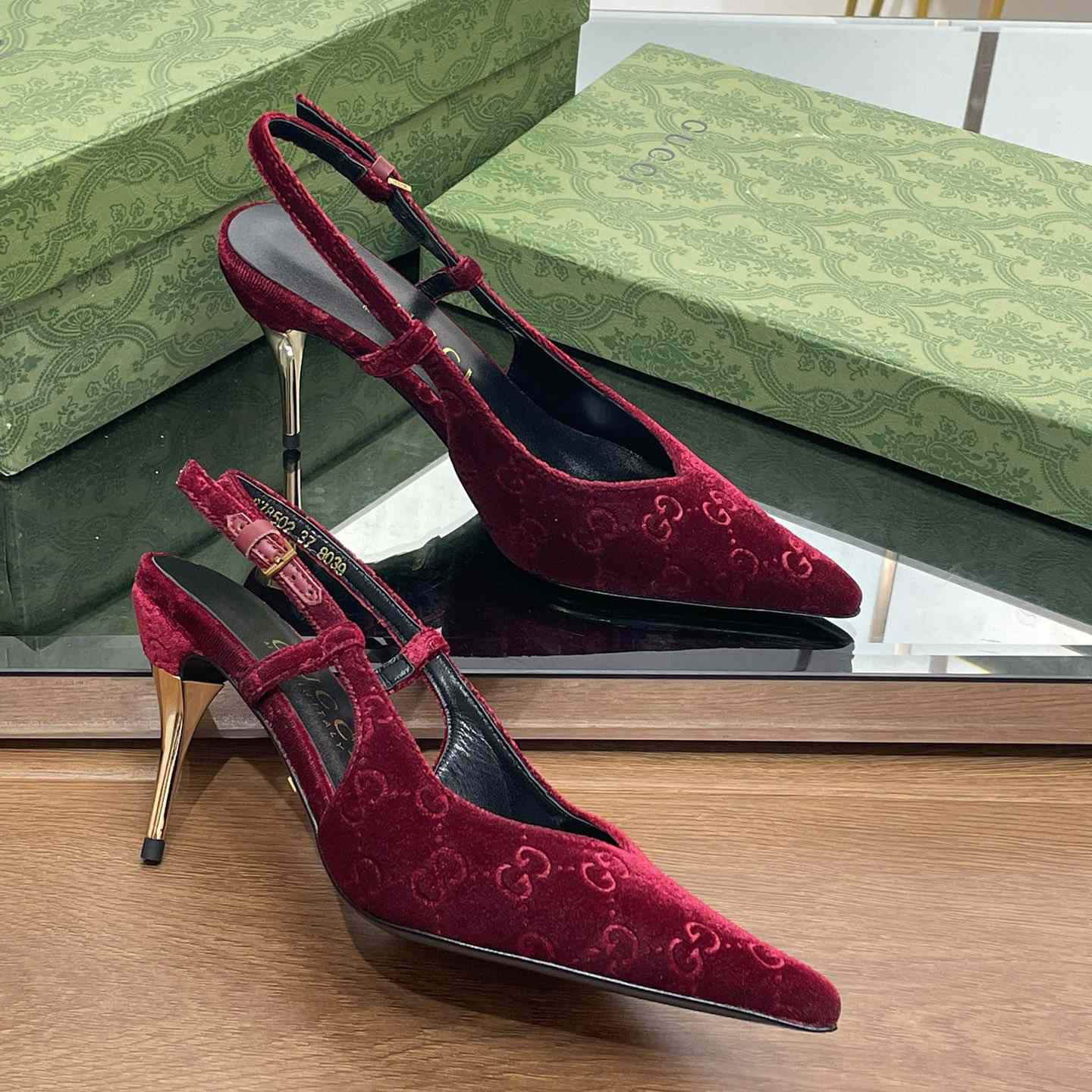 Gucci Women's GG Slingback Pump - DopestKickz