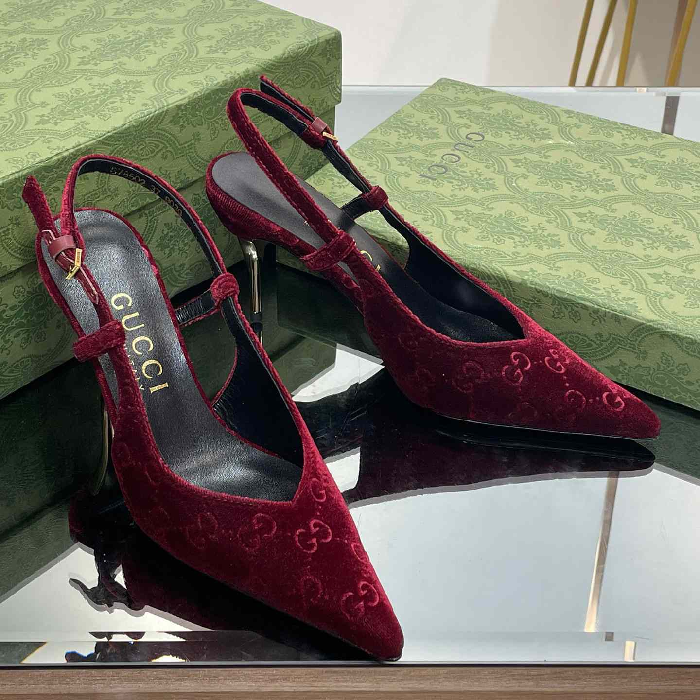 Gucci Women's GG Slingback Pump - DopestKickz