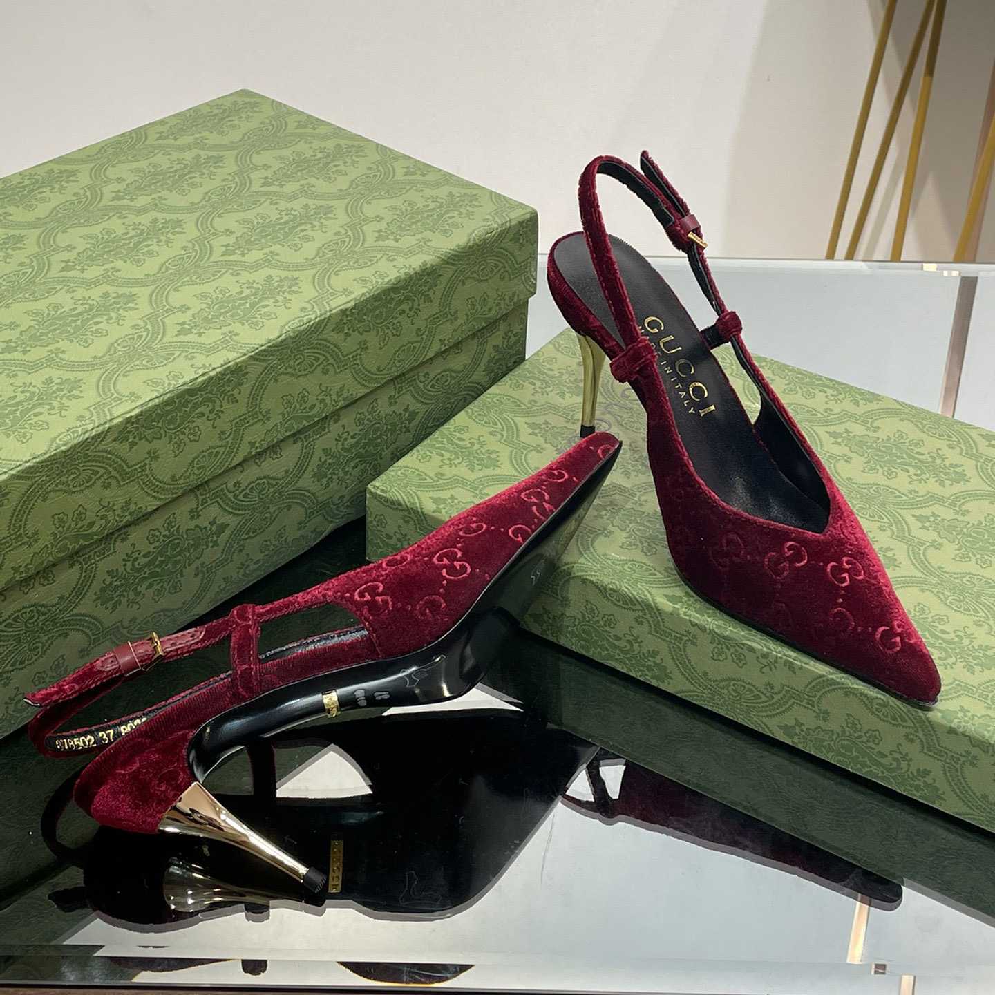 Gucci Women's GG Slingback Pump - DopestKickz