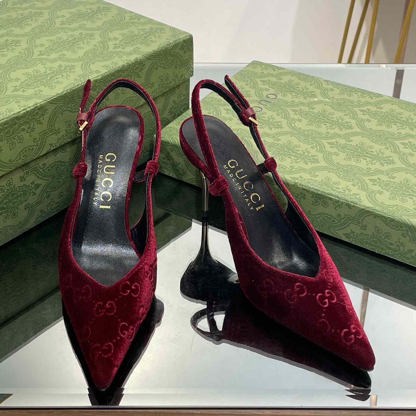 Gucci Women's GG Slingback Pump - DopestKickz