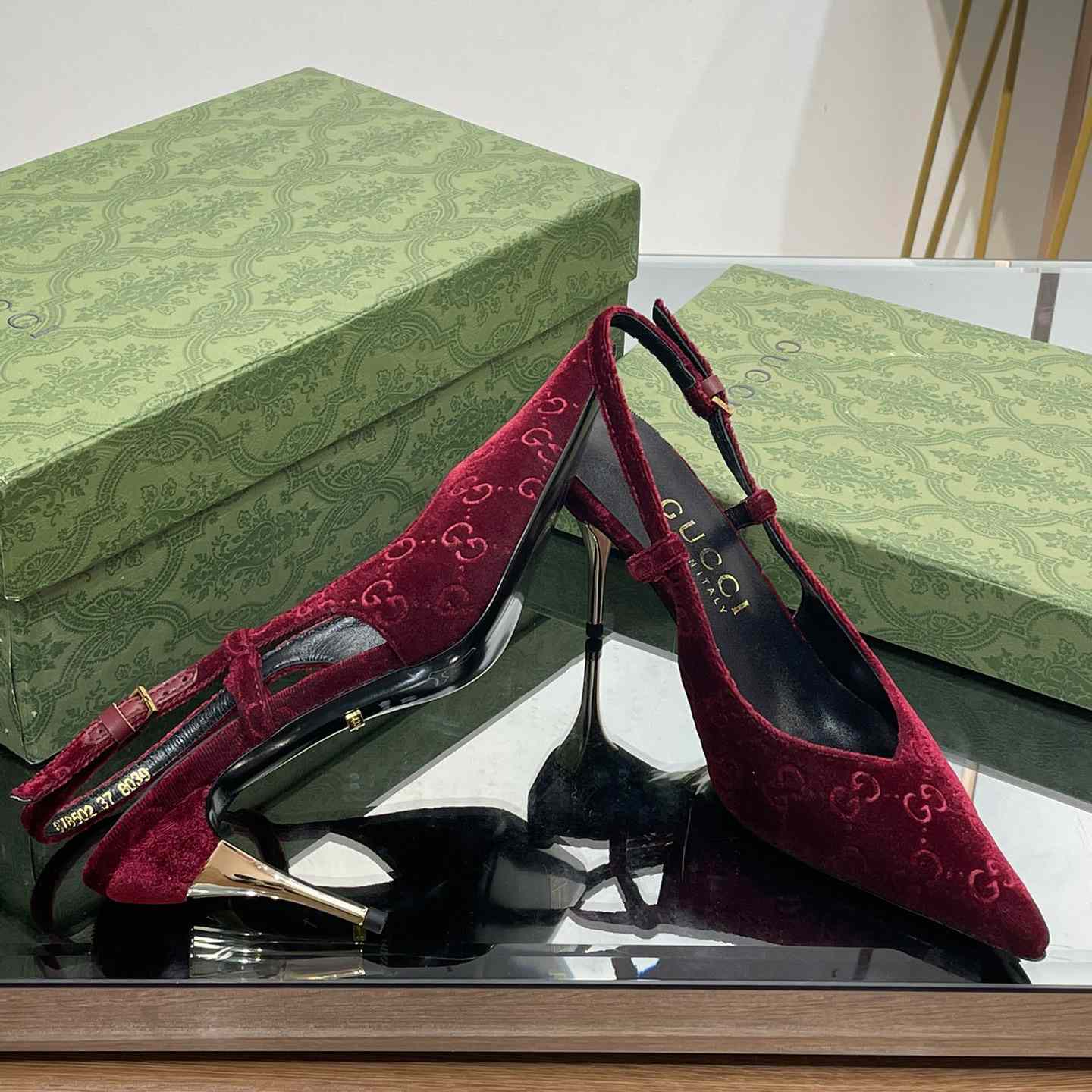 Gucci Women's GG Slingback Pump - DopestKickz