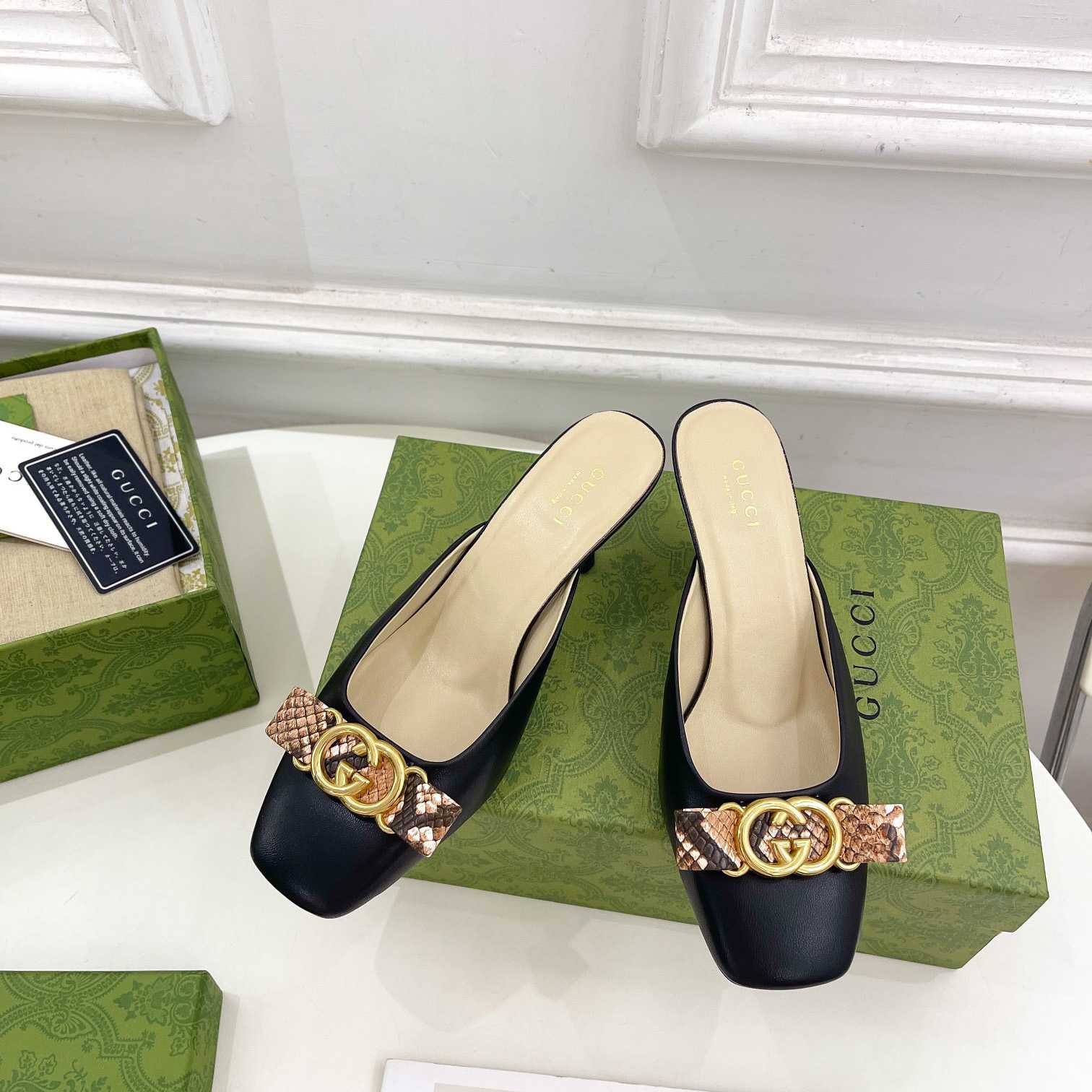 Gucci Women's Interlocking G Mule - DopestKickz