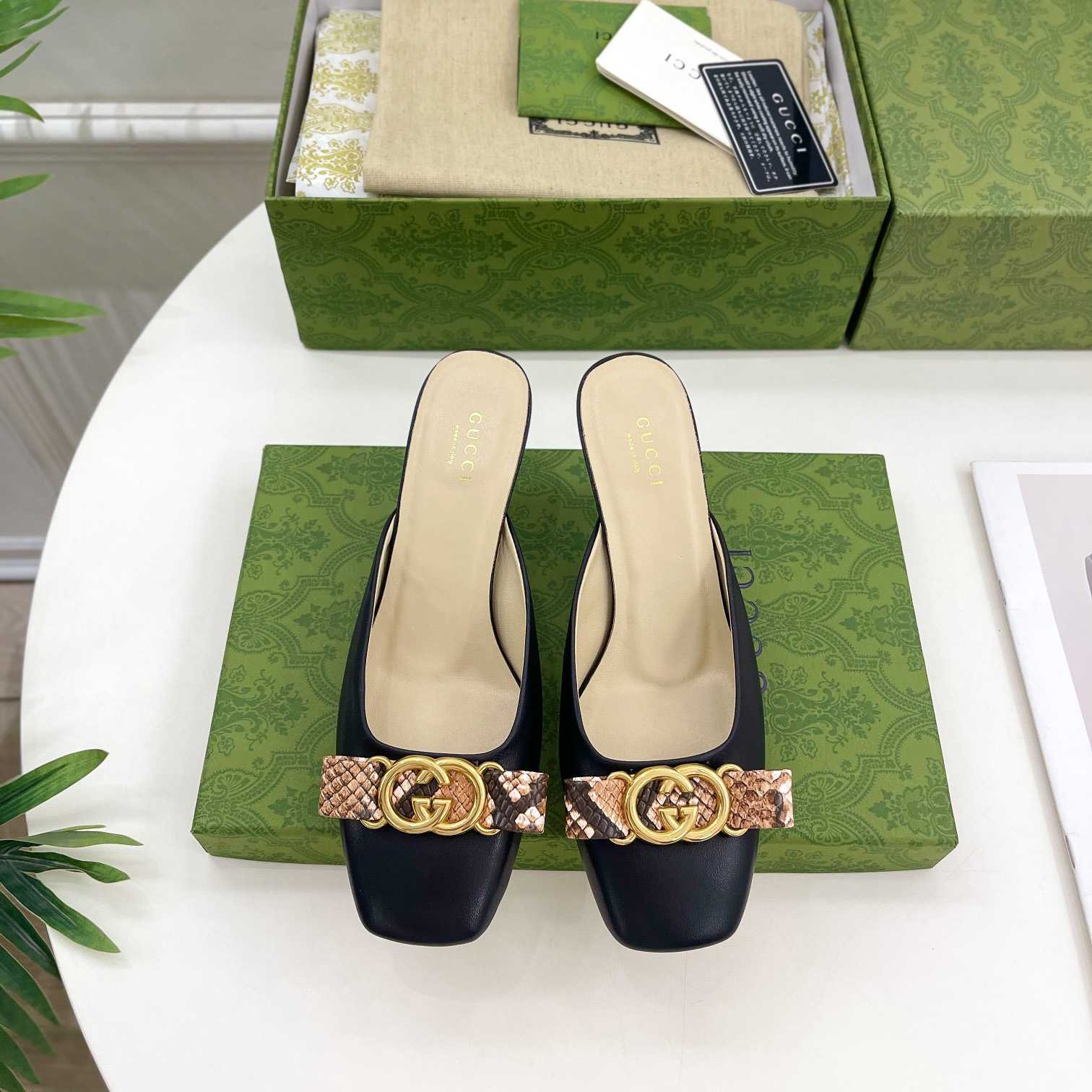 Gucci Women's Interlocking G Mule - DopestKickz