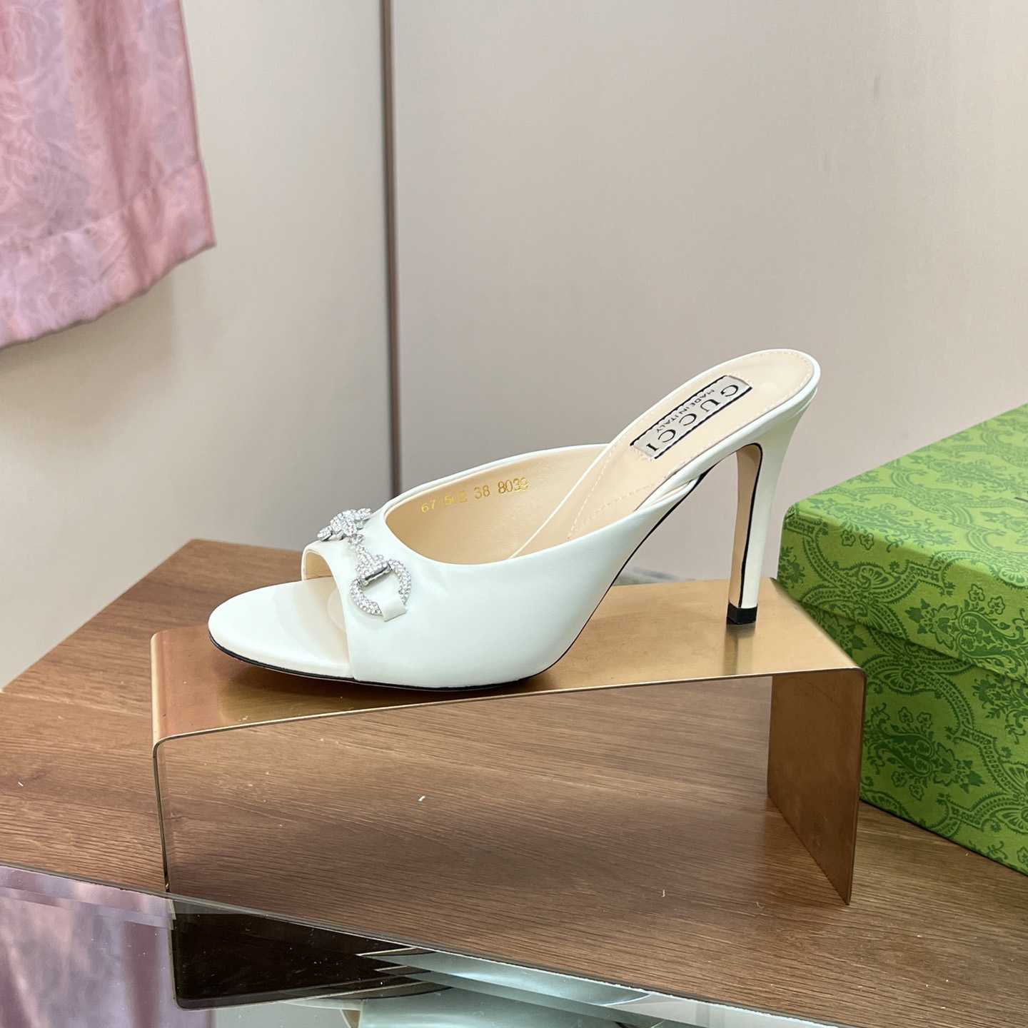 Gucci Women's Horsebit Mid-heel Slide Sandal - DopestKickz