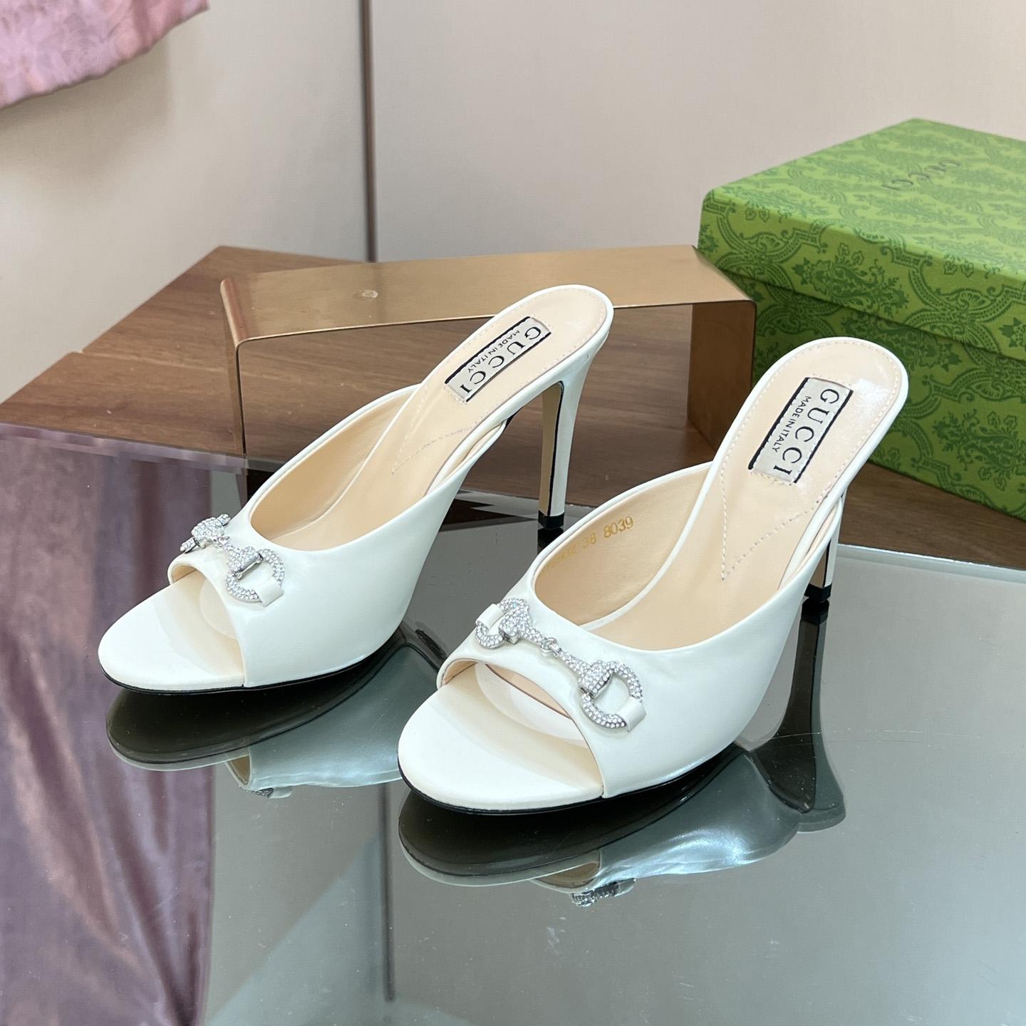 Gucci Women's Horsebit Mid-heel Slide Sandal - DopestKickz