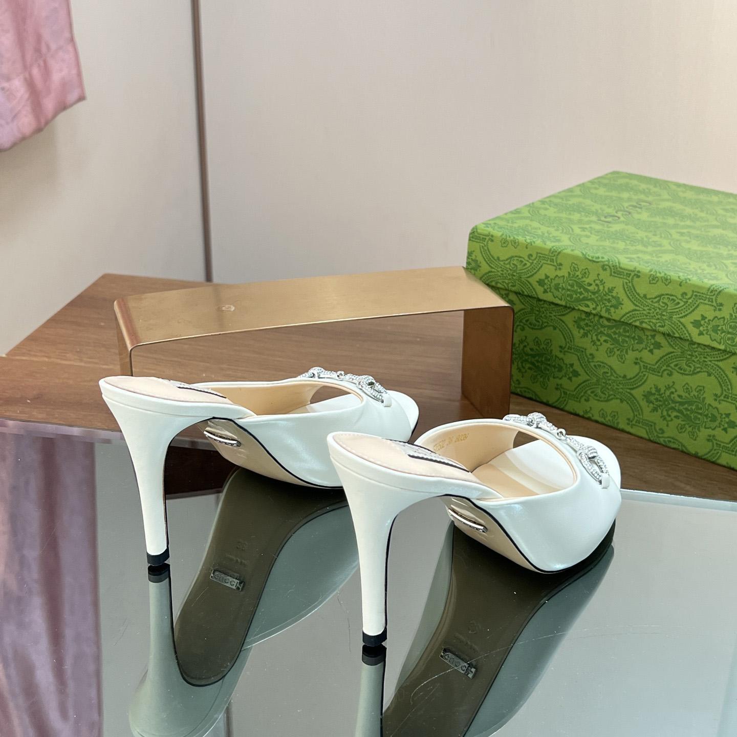 Gucci Women's Horsebit Mid-heel Slide Sandal - DopestKickz