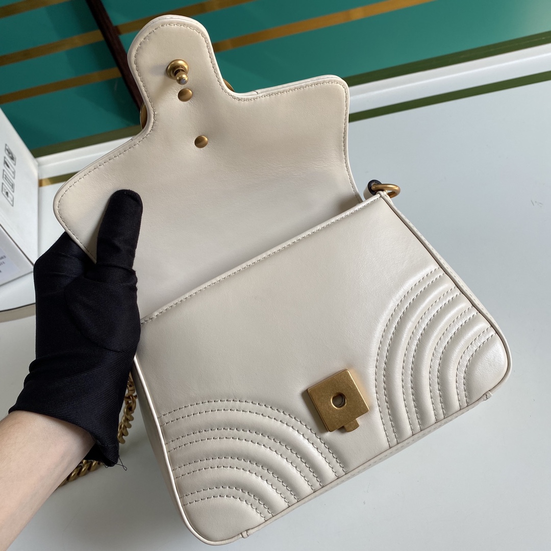 Gucci GG Marmont Mini Top Handle Bag - DopestKickz