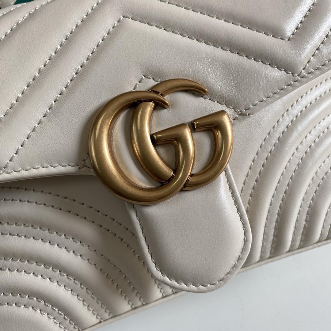 Gucci GG Marmont Mini Top Handle Bag - DopestKickz