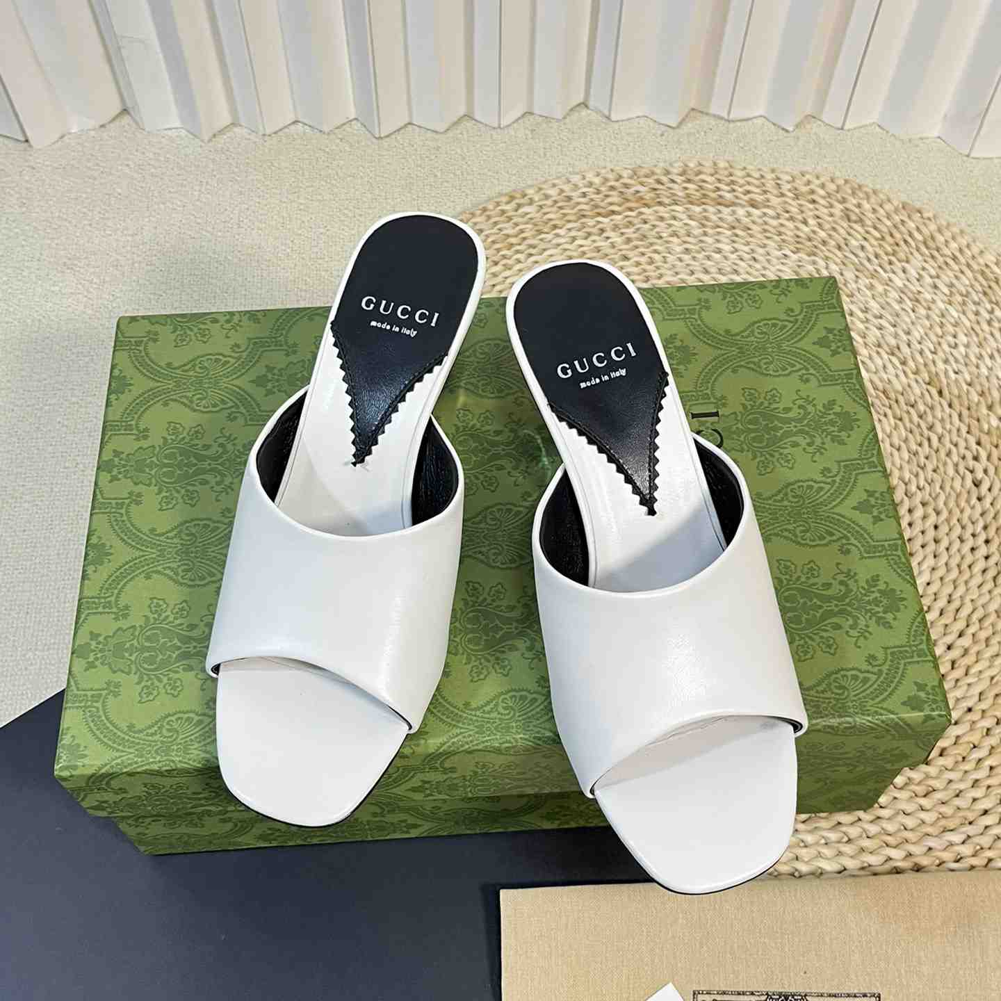 Gucci Women's Interlocking G Heel Sandal - DopestKickz