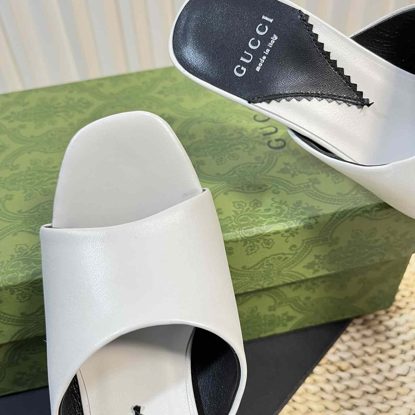 Gucci Women's Interlocking G Heel Sandal - DopestKickz