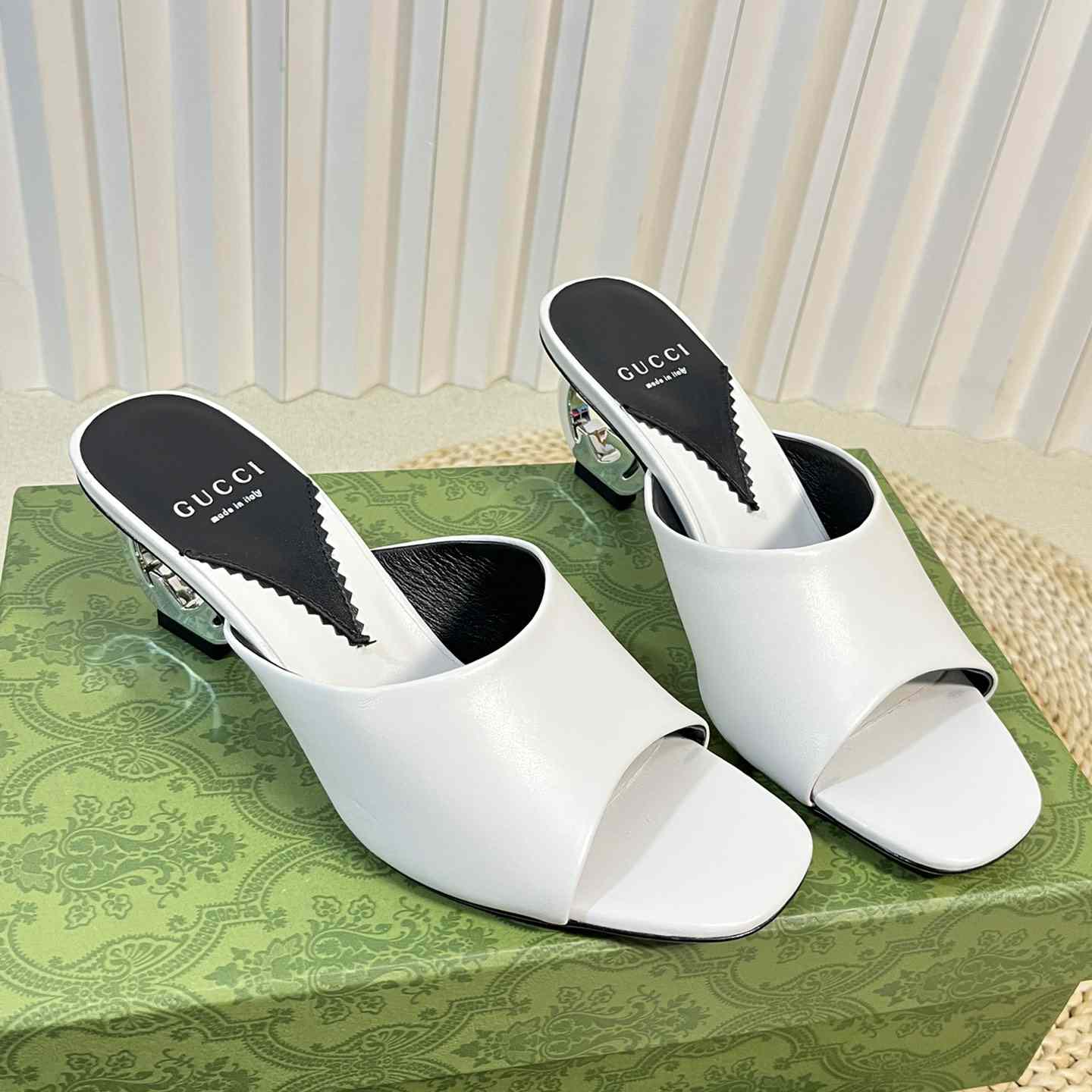 Gucci Women's Interlocking G Heel Sandal - DopestKickz