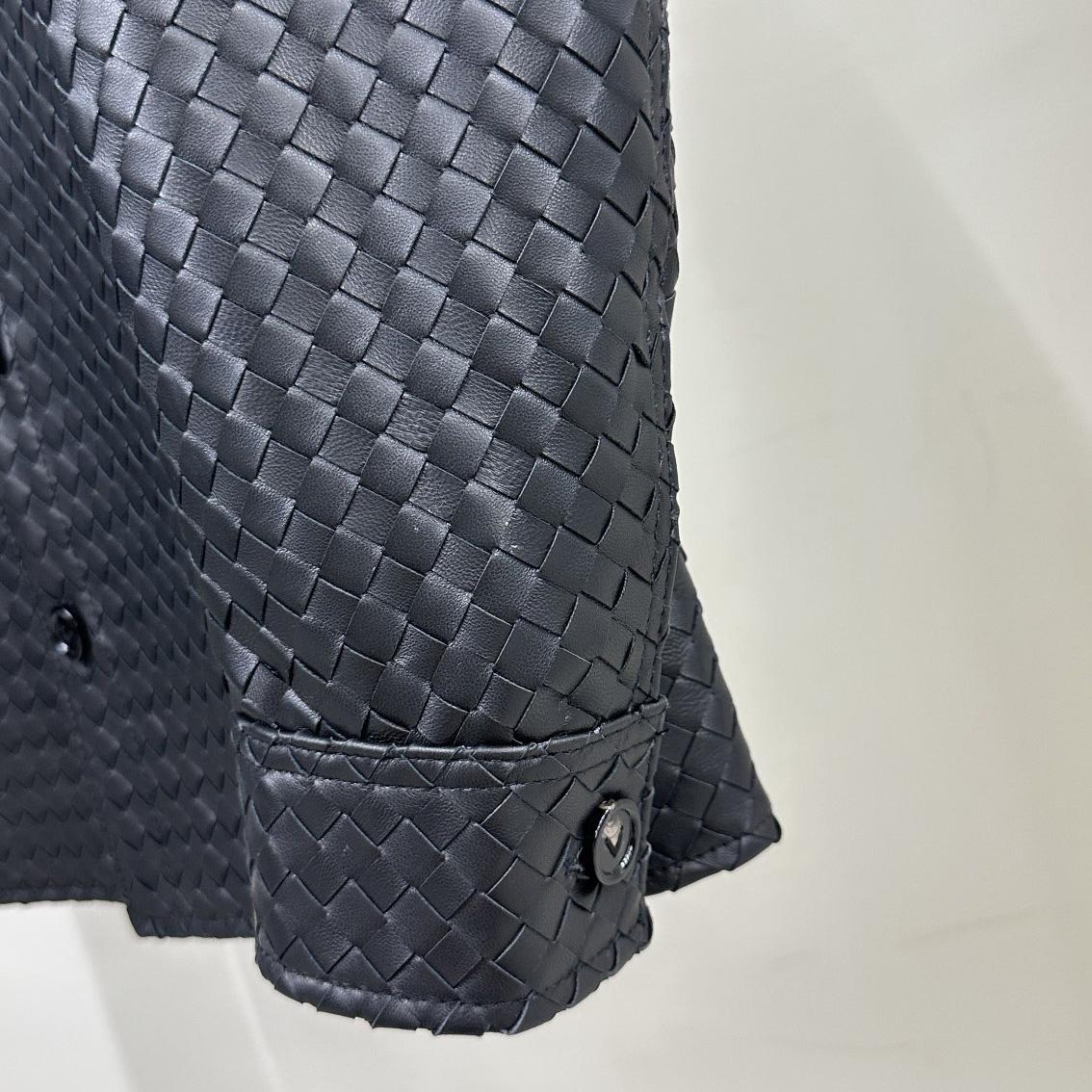 Bottega Veneta Intrecciato Relaxed Leather Shirt - DopestKickz