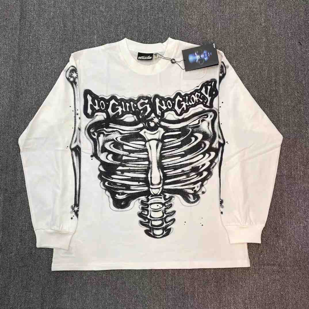 Hellstar Airbrushed Bones Longsleeve - DopestKickz
