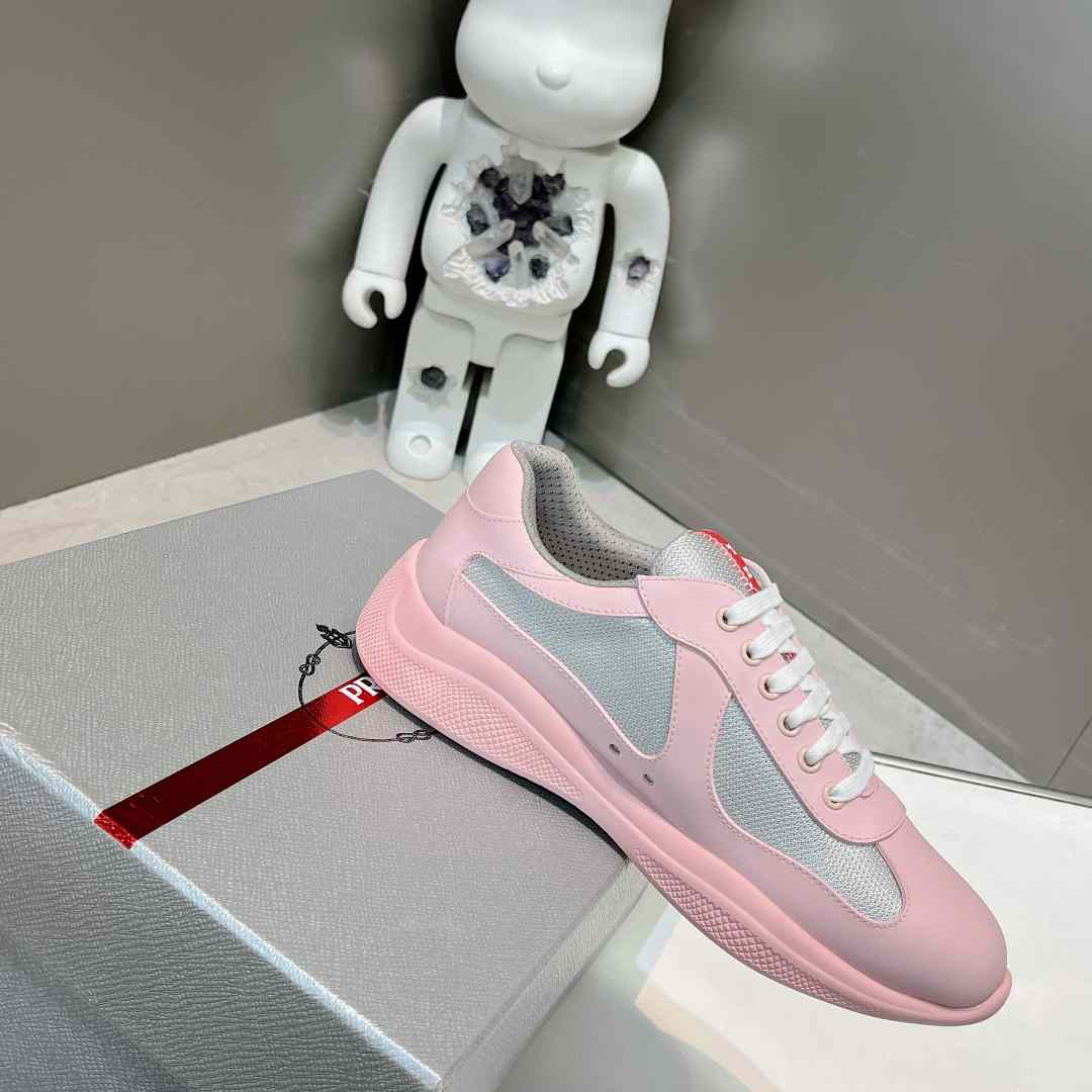 Prada America's Cup Soft Rubber And Bike Fabric Sneakers - DopestKickz
