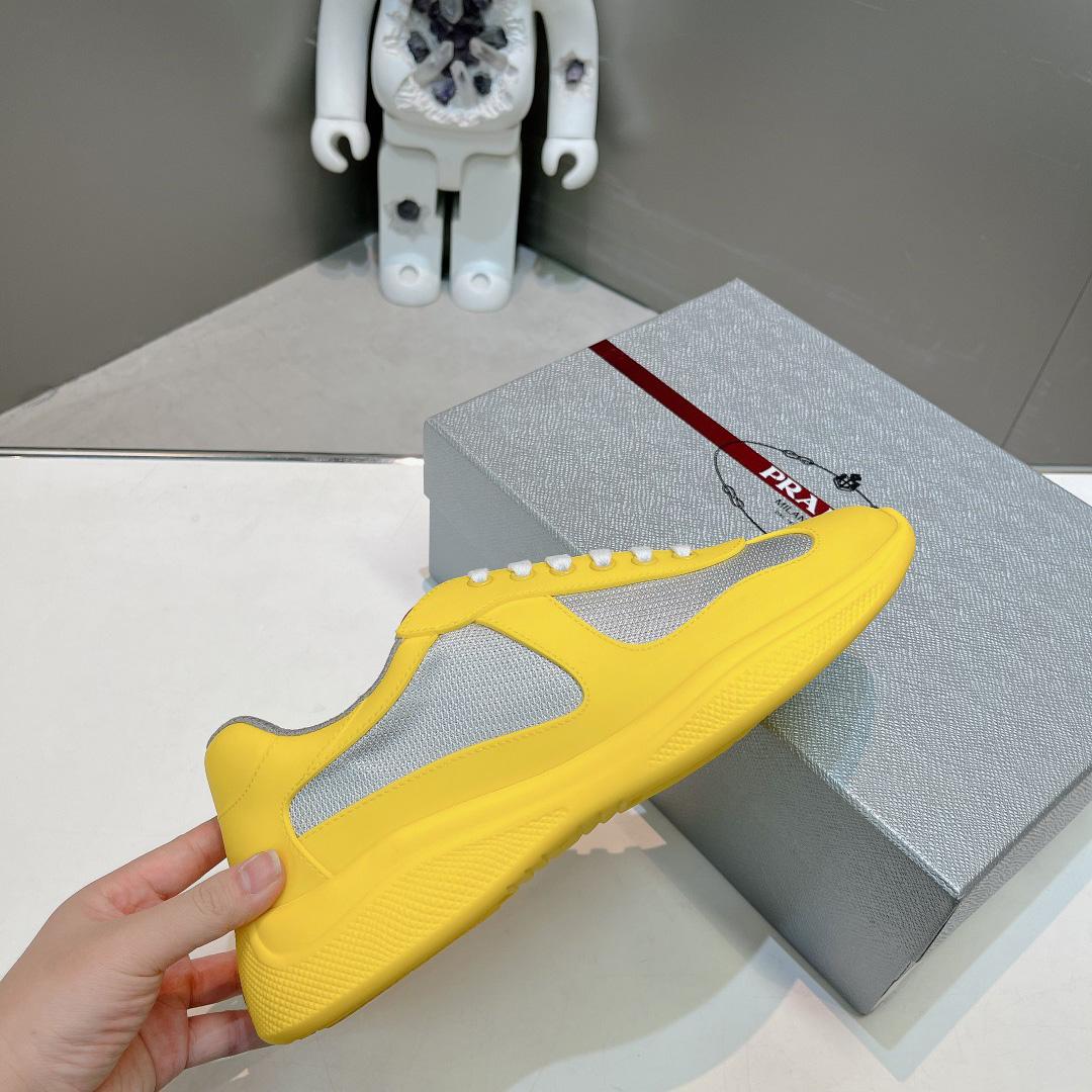 Prada America's Cup Soft Rubber And Bike Fabric Sneakers - DopestKickz