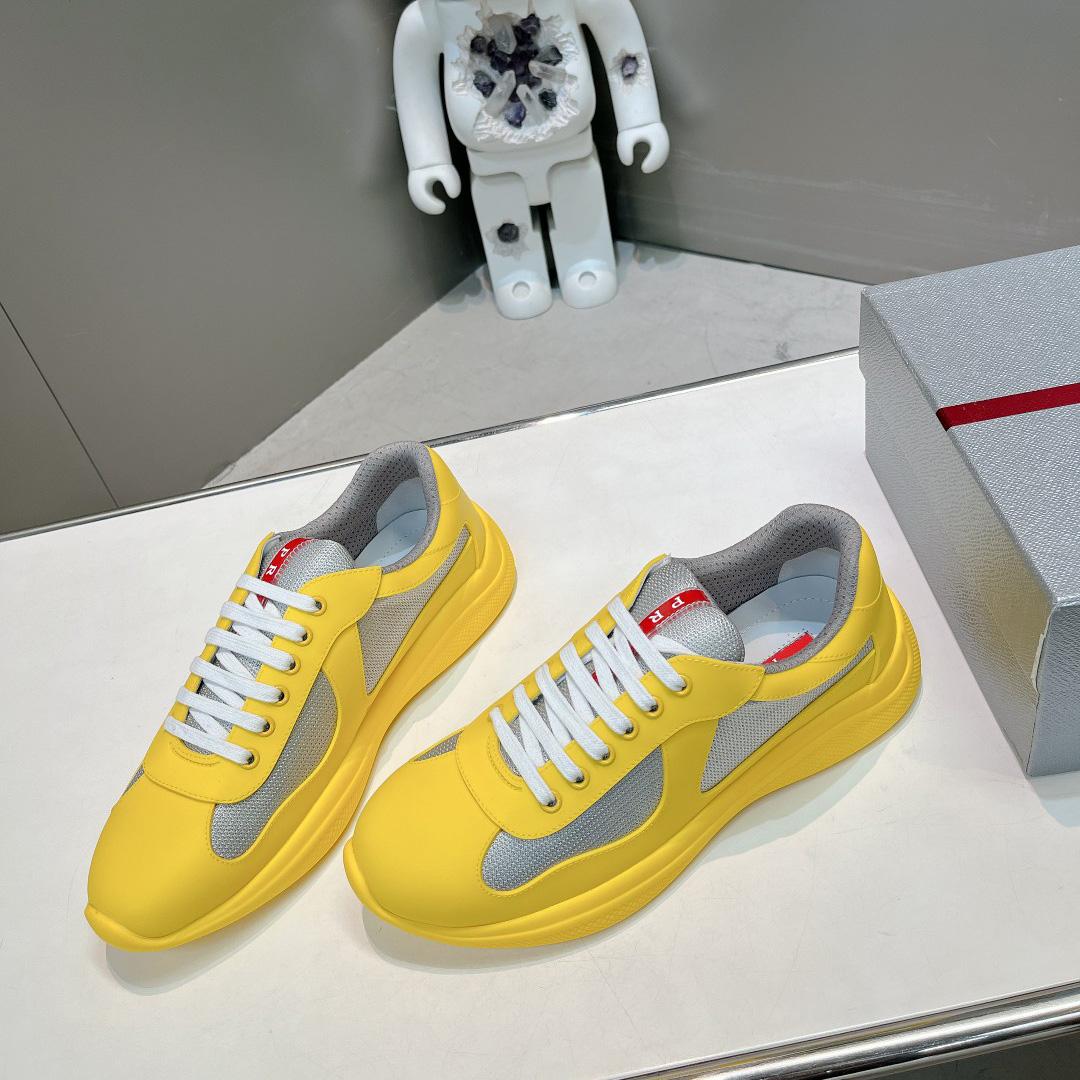 Prada America's Cup Soft Rubber And Bike Fabric Sneakers - DopestKickz