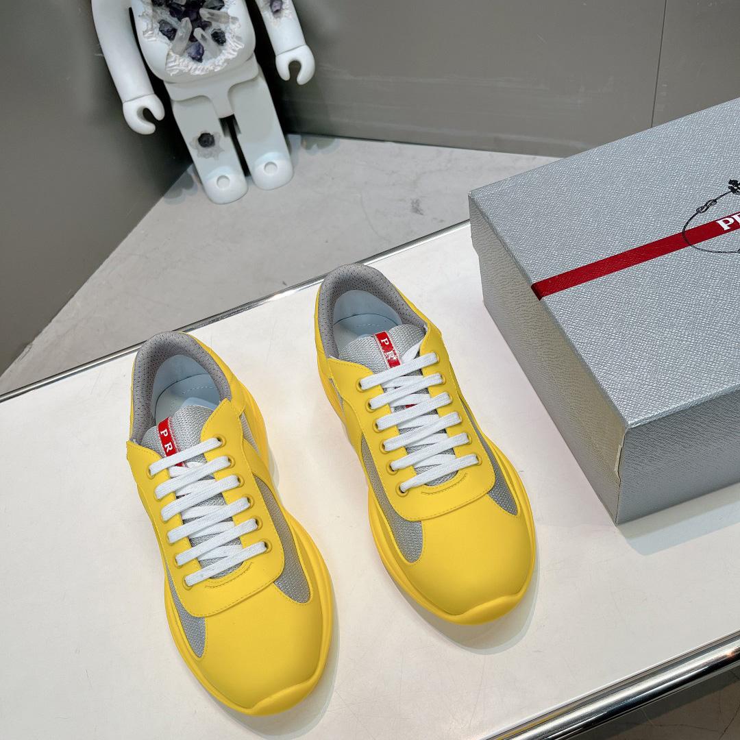 Prada America's Cup Soft Rubber And Bike Fabric Sneakers - DopestKickz