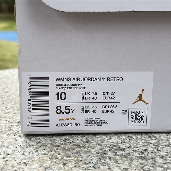 Air Jordan 11 Low WMNS “Legend Pink” Sneakers     AH7860-160 - DopestKickz