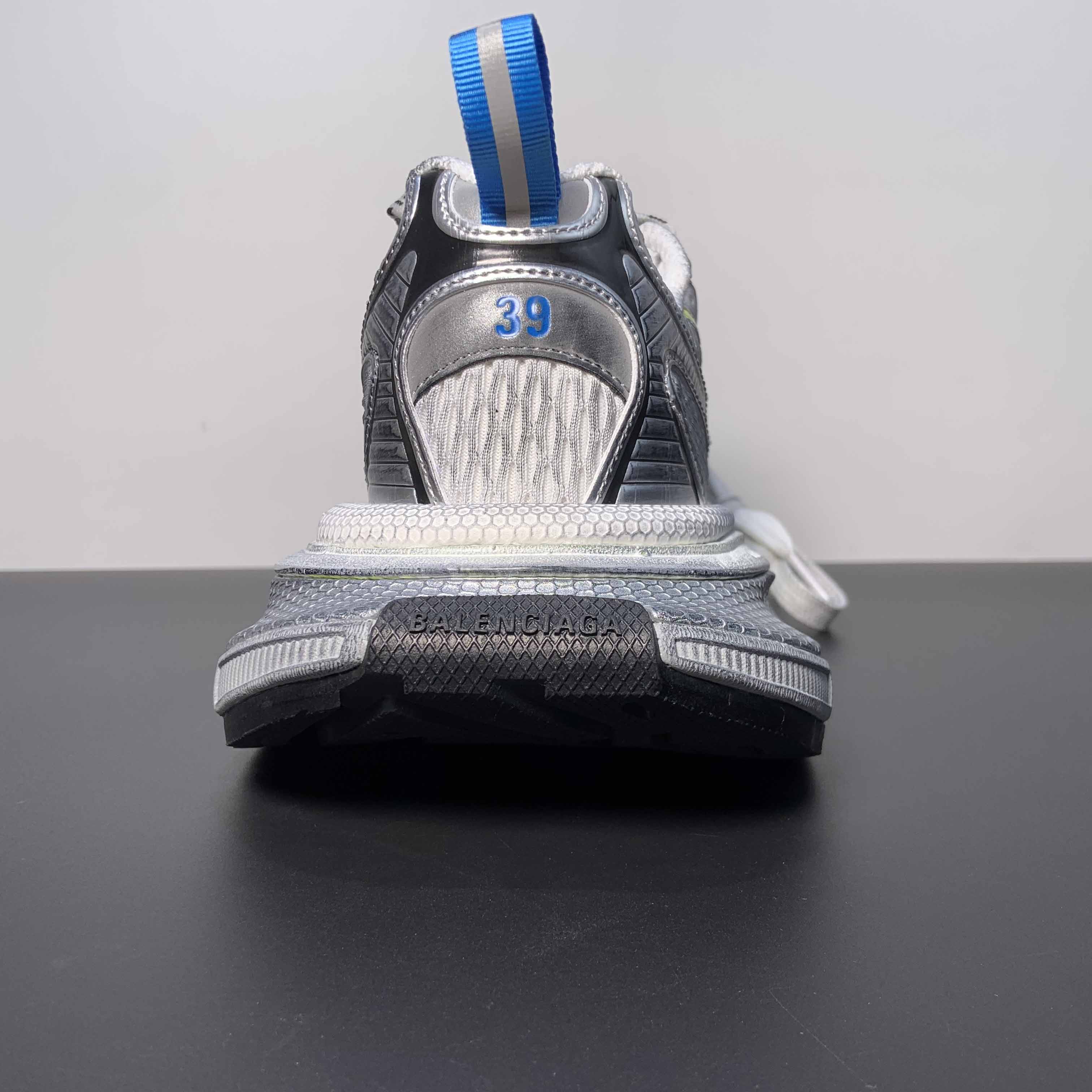 Balenciaga 3XL Sneaker In White/Yellow And Blue - DopestKickz