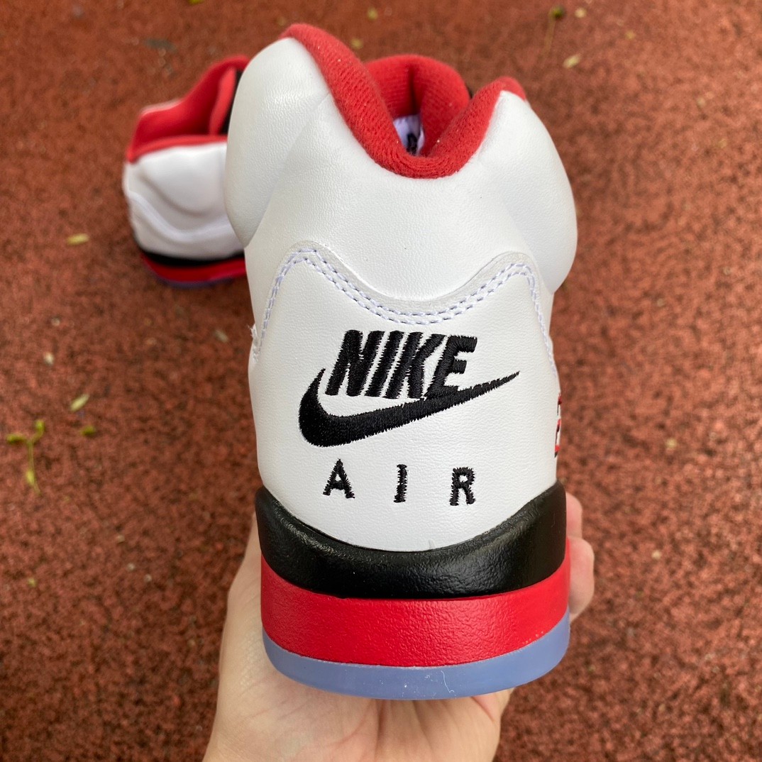 Air Jordan 5 Fire Red Sneakers     136027/440888-120 - DopestKickz