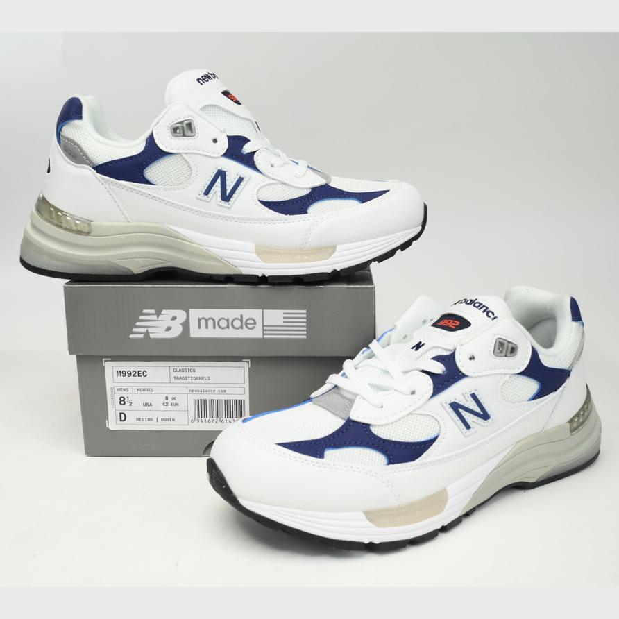 New Balance 992 White Blue Sneakers      M992EC  - DopestKickz