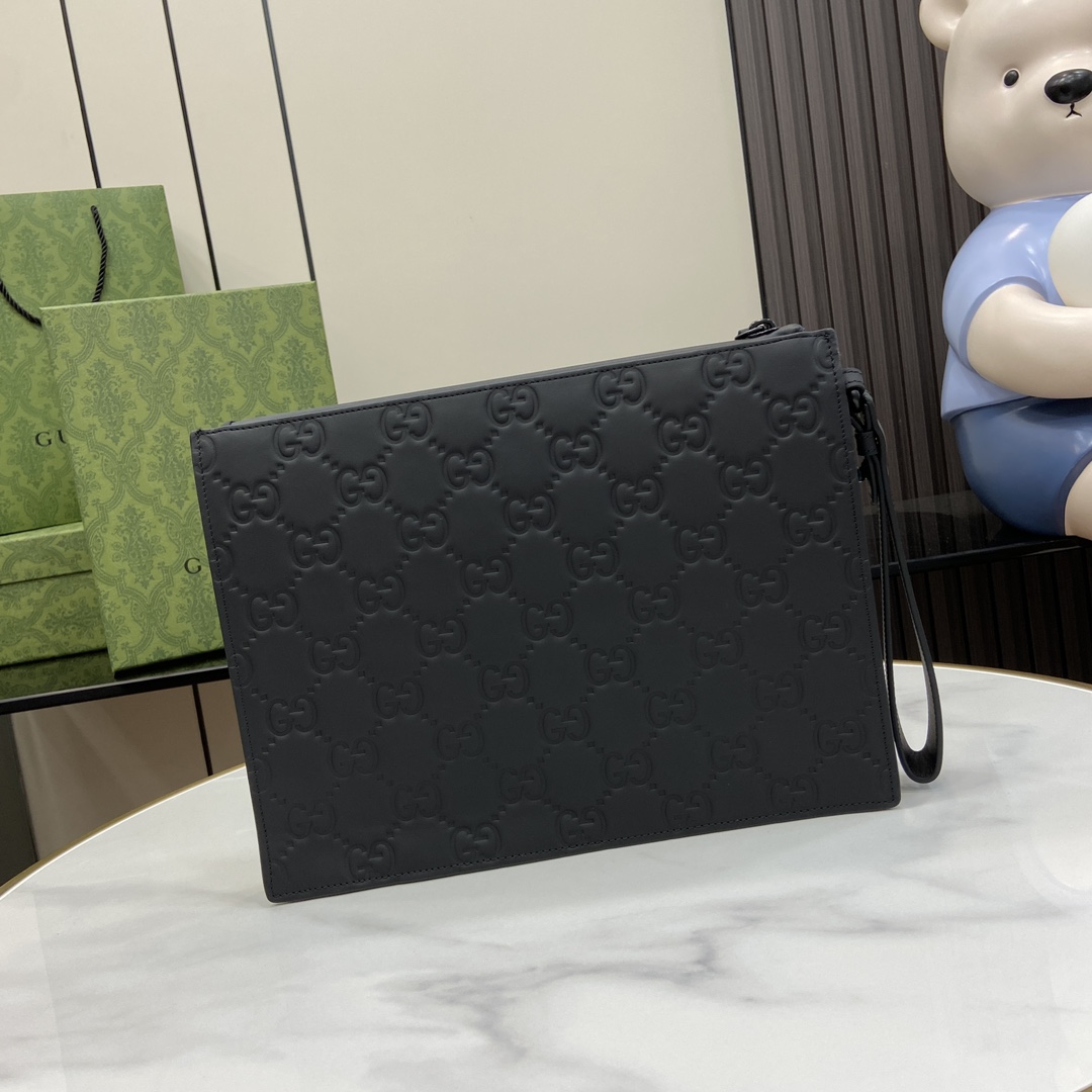Gucci GG Rubber-effect Pouch - DopestKickz