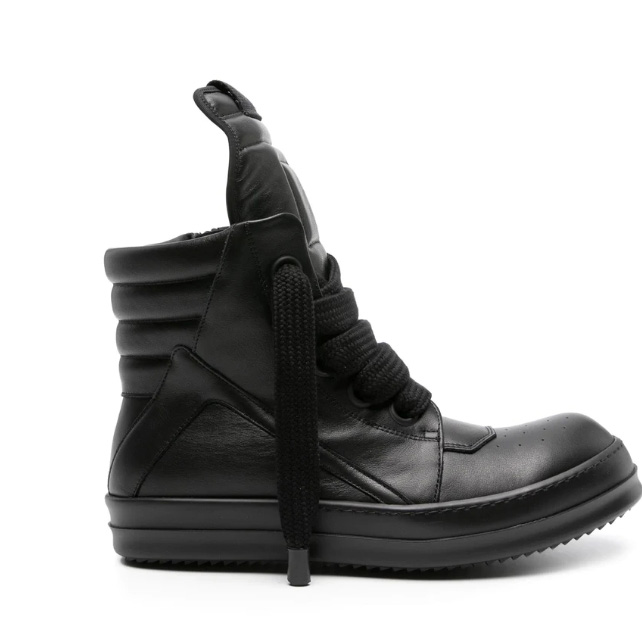 Rick Owens Geobasket High-top Leather Sneakers - DopestKickz