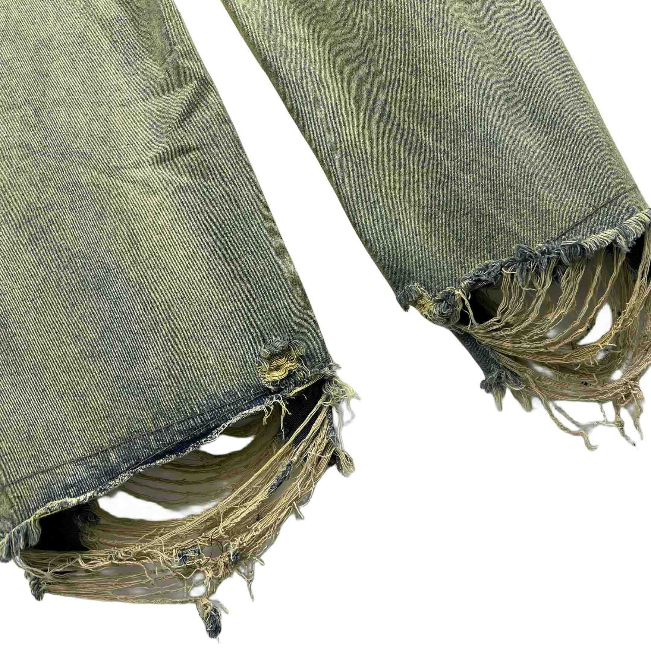 Rick Owens Geth Wide Leg Denim Jeans - DopestKickz