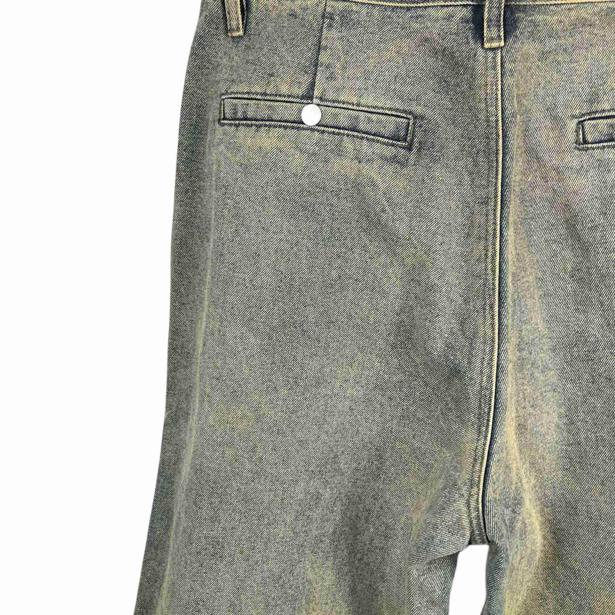 Rick Owens Geth Wide Leg Denim Jeans - DopestKickz
