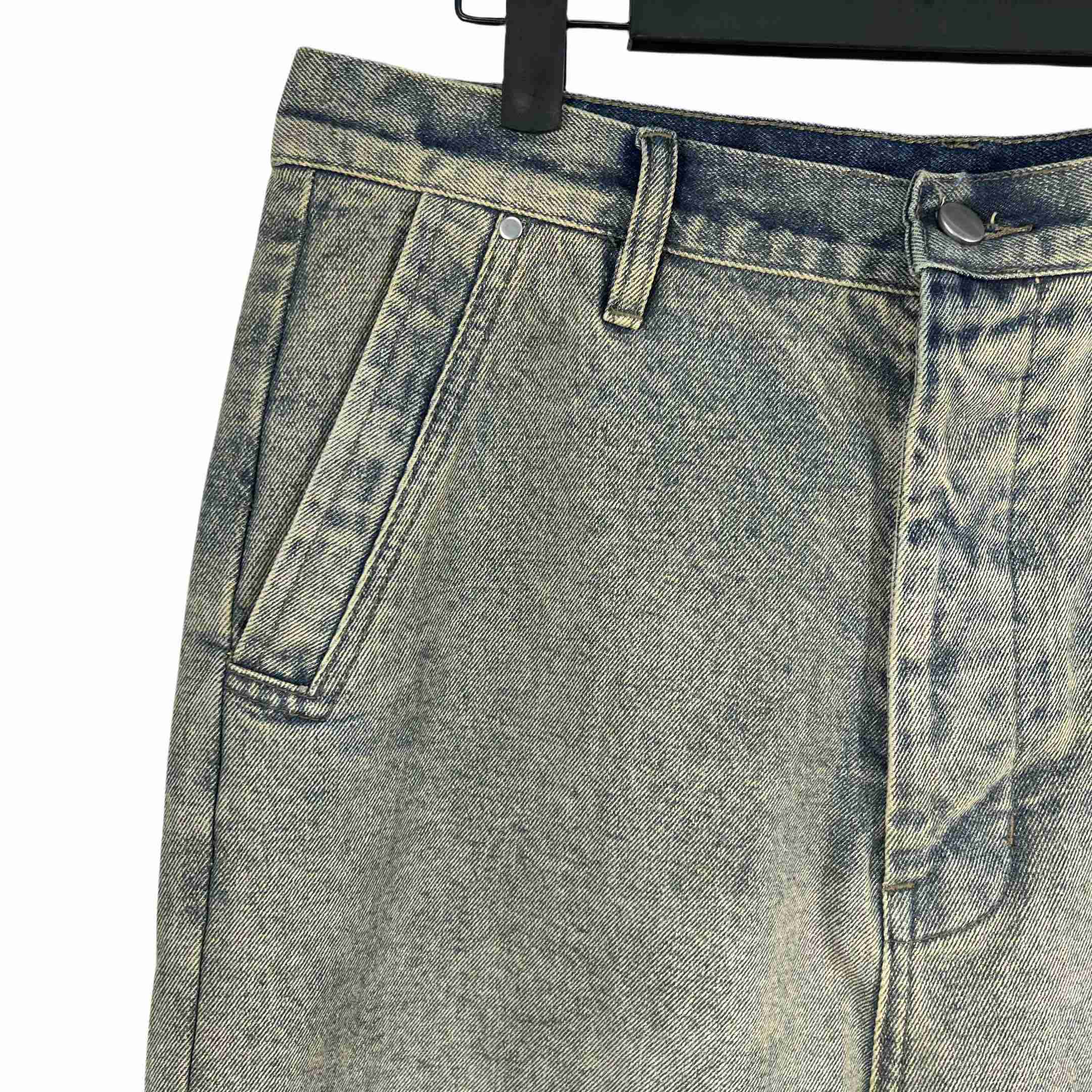 Rick Owens Geth Wide Leg Denim Jeans - DopestKickz