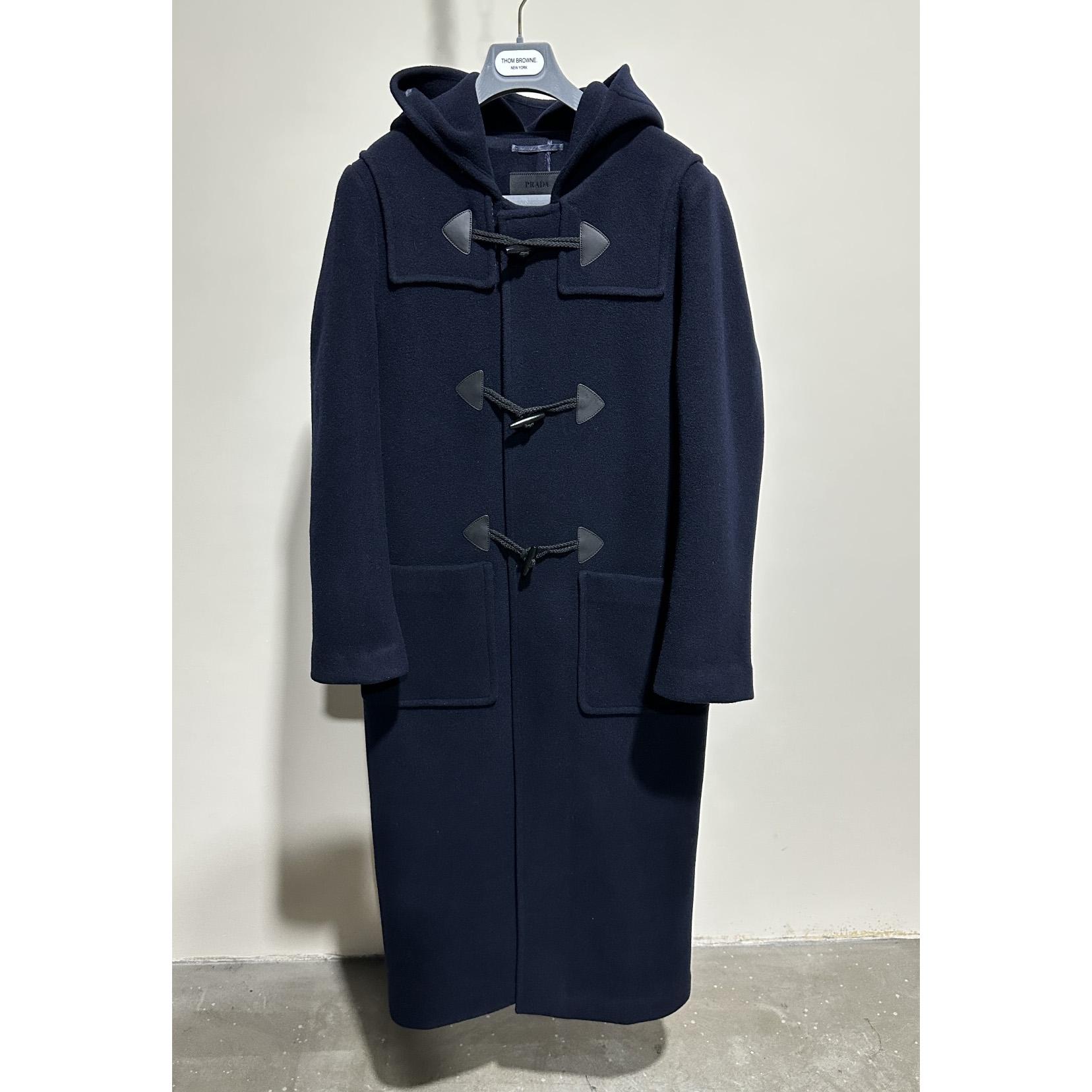 Prada Double-breasted Wool Duffle Coat - DopestKickz