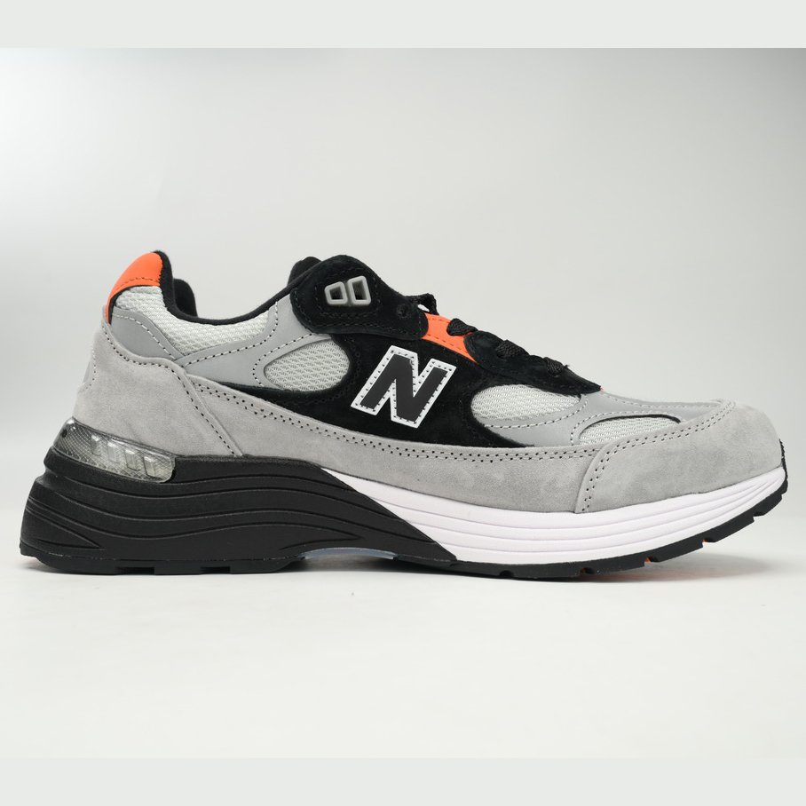 New Balance 992 Gray Orange Sneakers      M992GBO   - DopestKickz