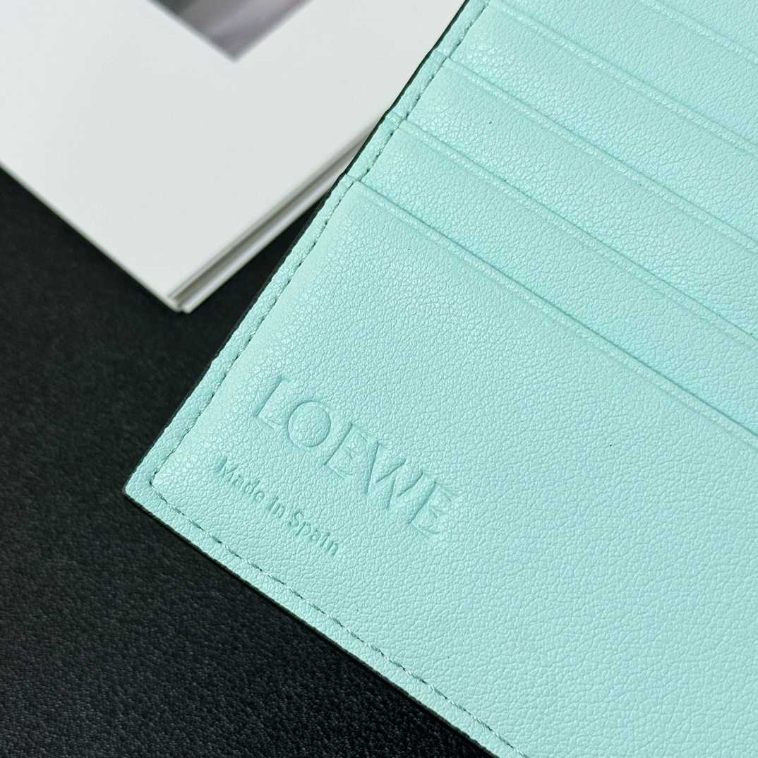Loewe Medium Vertical Grained-Leather Wallet(14×11cm) - DopestKickz