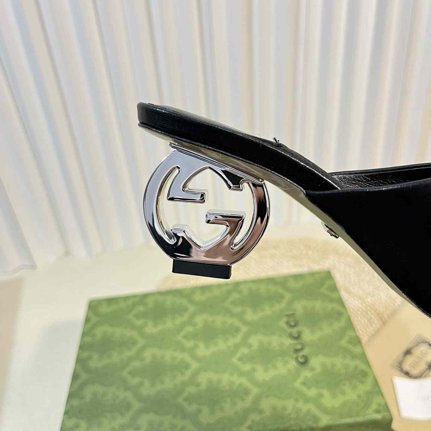 Gucci Women's Interlocking G Heel Sandal - DopestKickz